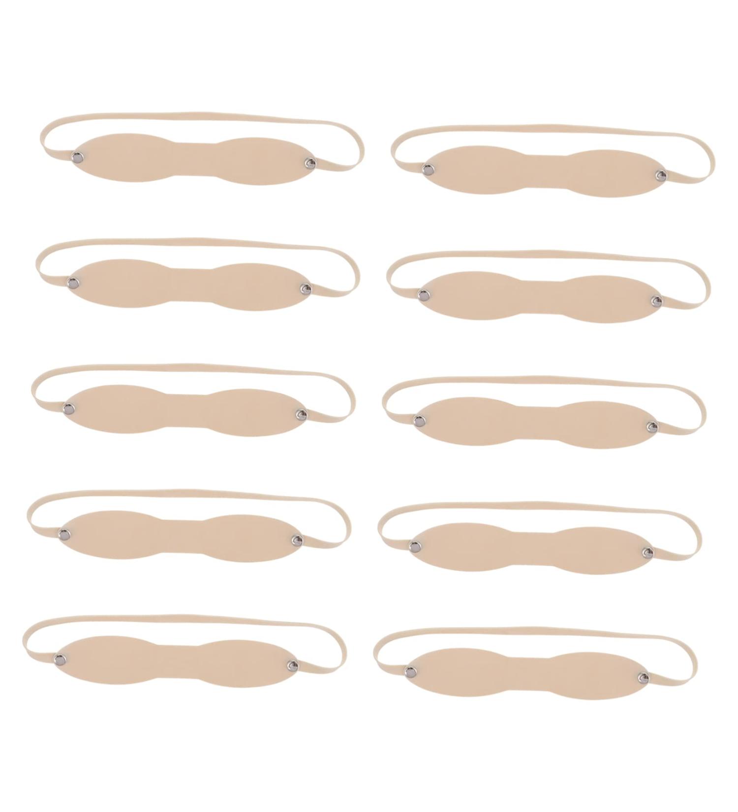 NOLITOY 10pcs Eyebrow Practice Skin Silicone Fake Skin Headband Eyebrow Practice Headband Real Person - Buy Online on SooperMarket.com