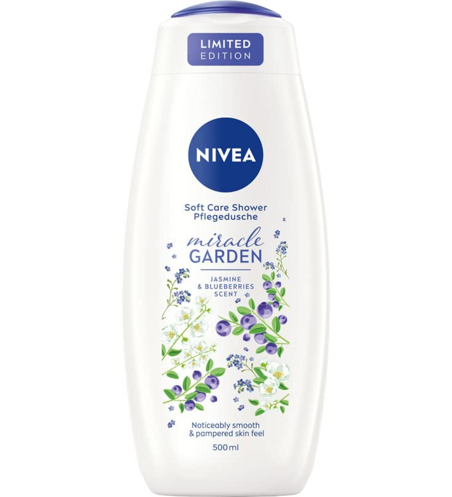 NIVEA Miracle Garden Jasmine and Berries Shower Gel 500ml - Buy Online on SooperMarket.com