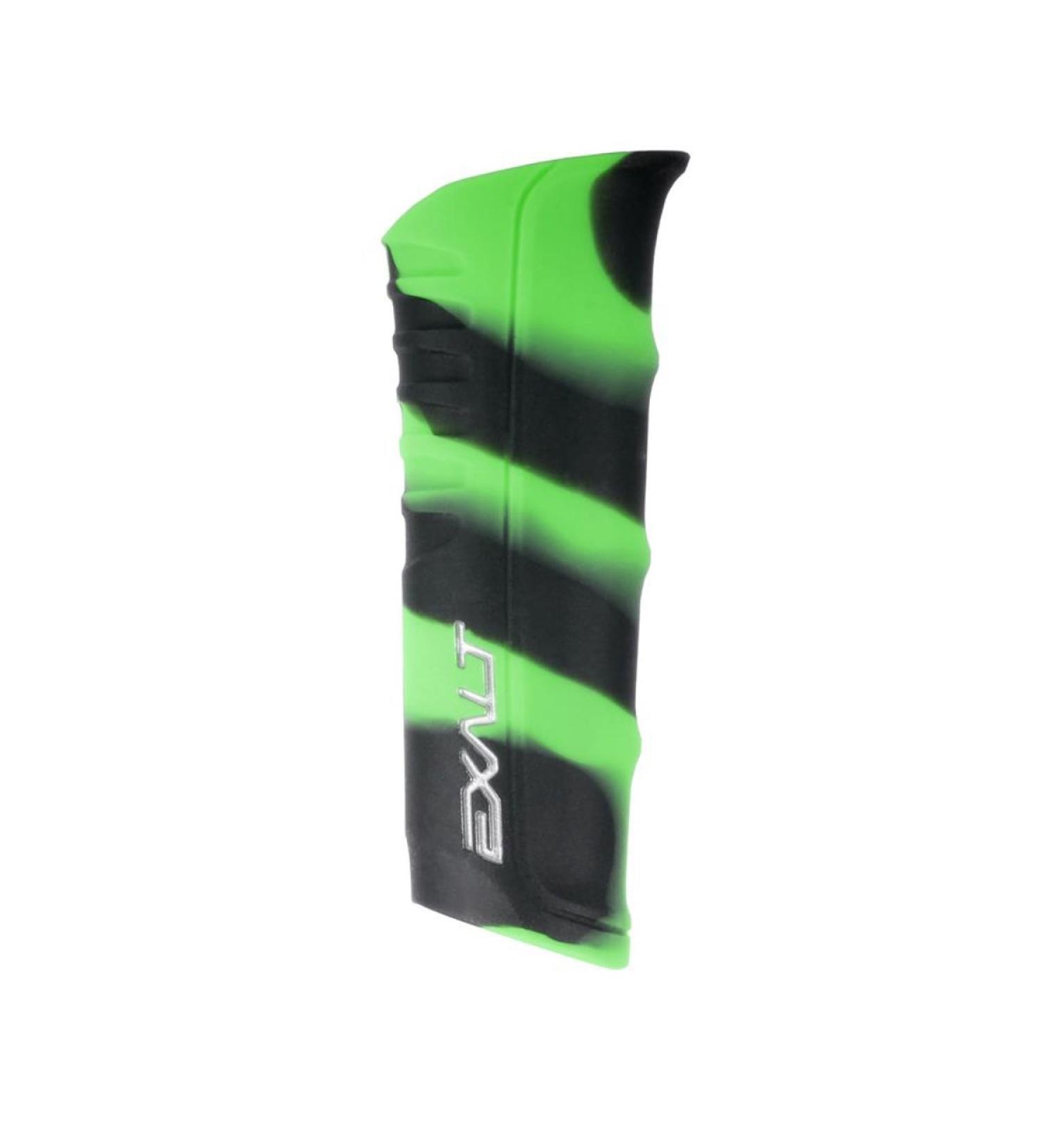 Exalt Paintball Shocker RSX Grip Skin - Regulator Cover - Green Swirl