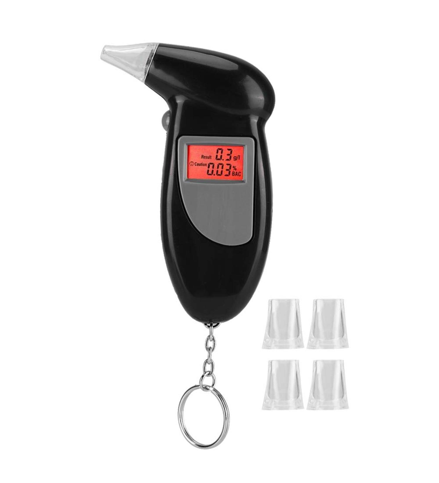Breathalyzers At Home Breathalyzer Keychain Breathalyzer Alcohol Tester Breathalyzer Portable LCD Digital Display Breath Alcohol Tester Alcohol Analyzer with Backlight Accurate Measurement - Buy Online on SooperMarket.com