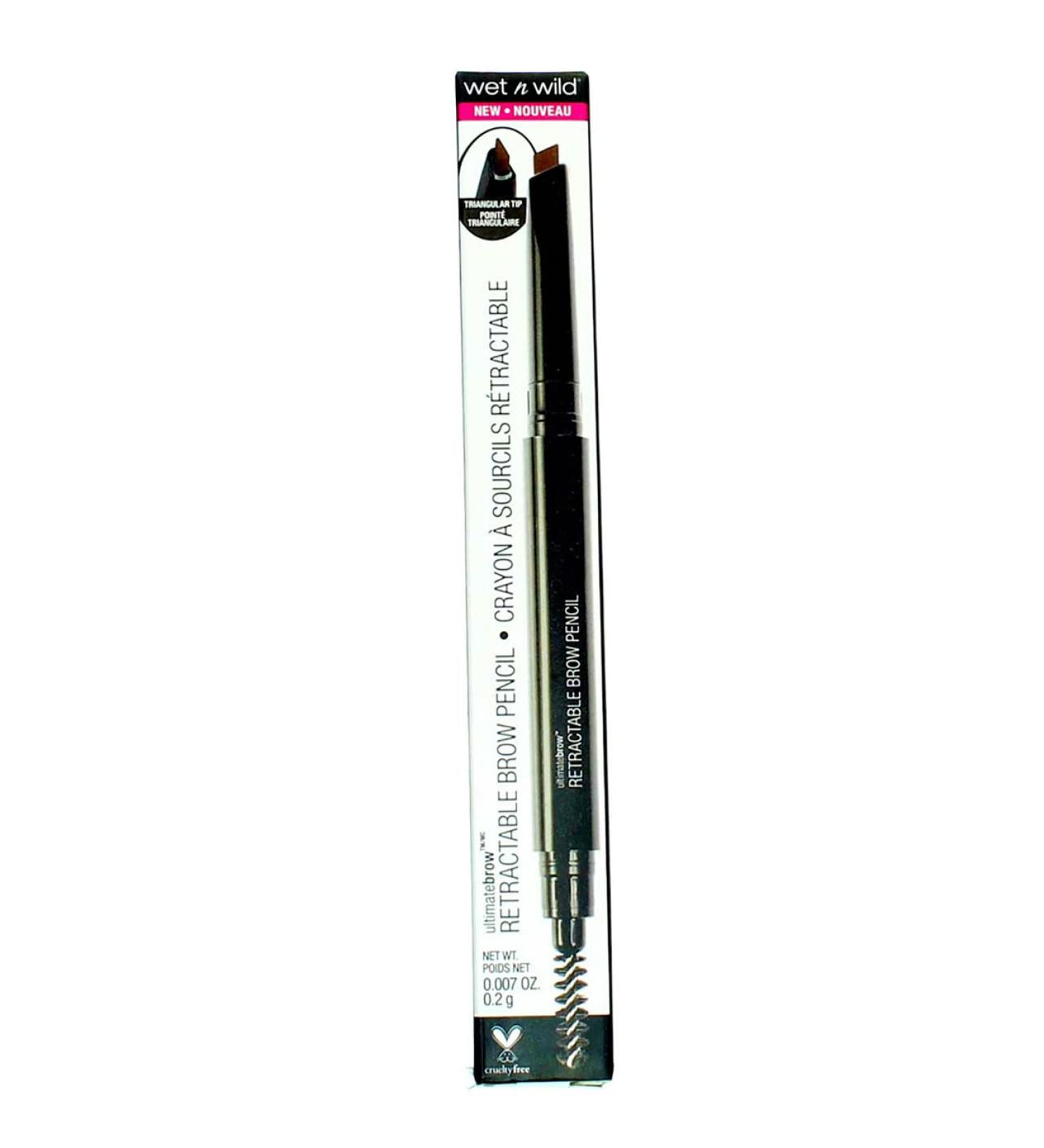 Buy Wet n Wild Ultimate Brow Retractable Pencil - Medium Brown 0.007 oz | Waterproof, Long-Lasting - Buy Online on SooperMarket.com