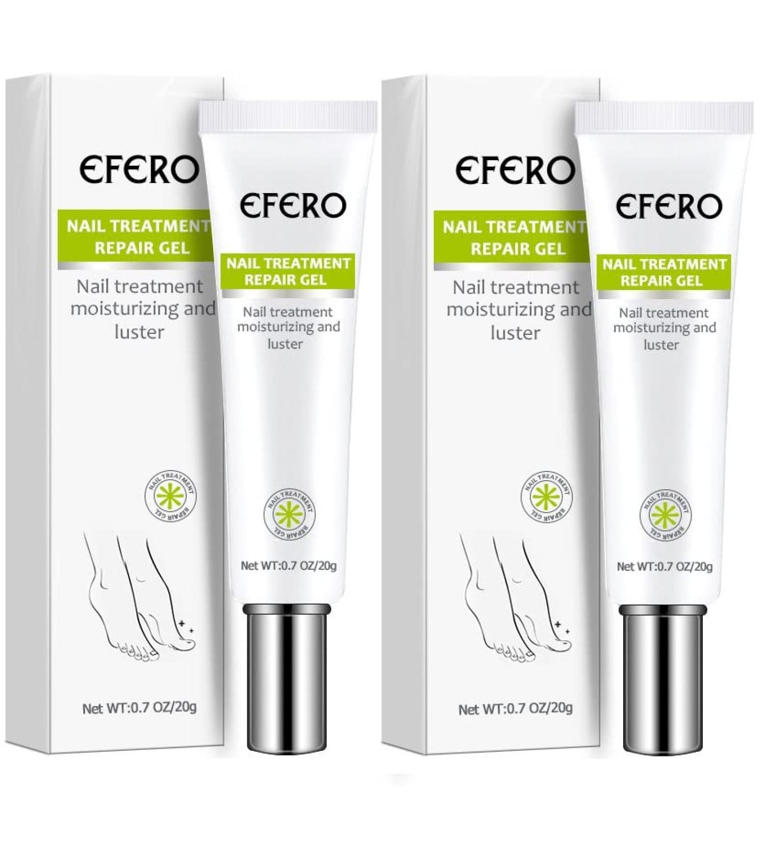 efero Nail Treatment Repair Gel - 2pcs | Nail Growth & Care Gel for Damaged Nails - Buy Online on SooperMarket.com