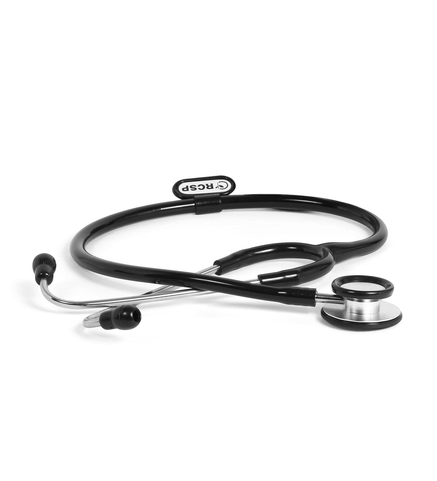 Buy Micro Shine Adjustable Stethoscope for Doctors & Medical Students - Lightweight Flexible Tube & Soft Ear Knobs (Black) - Best Quality for Optimal Performance - Buy Online on SooperMarket.com