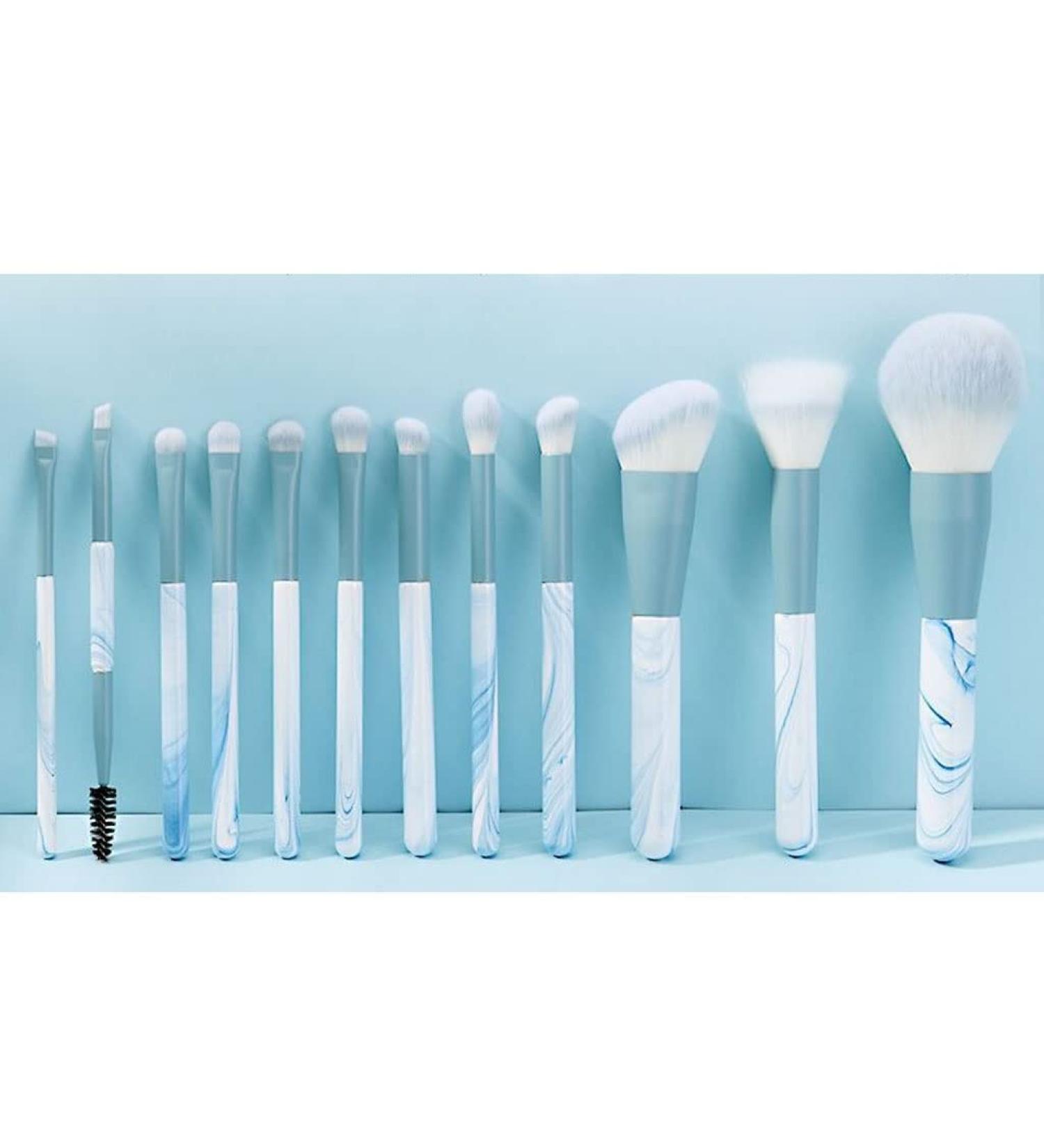 Buy DFHBFG 12 Makeup Brushes Set - Complete Loose Powder & Eyeshadow Beauty Tools for Flawless Makeup - International Shipping Available - Buy Online on SooperMarket.com