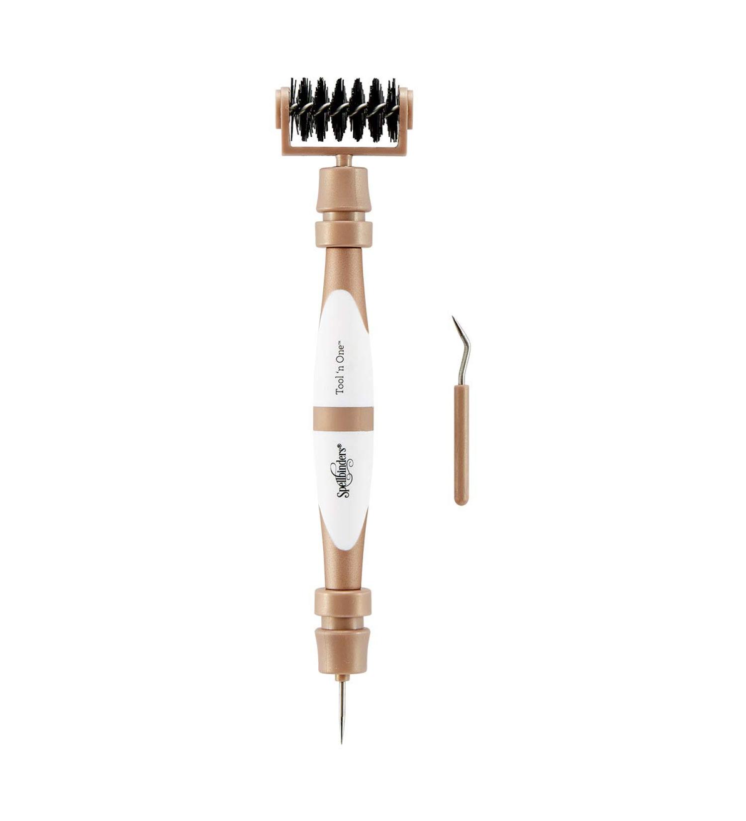 Spellbinders T-016 New n One Multi-Purpose Craft Tool - White & Bronze - Buy Online on SooperMarket.com