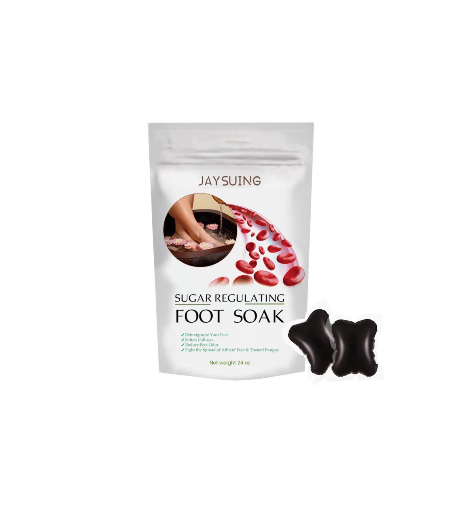 Oveallgo Sugar Regulating Foot Soak Herbal Detox Cleansing Foot Soak Beads Herbal Detox & Shaping Cleansing Foot Soak Beads Sugar Control Therapeutic Foot Soak (White) - Buy Online on SooperMarket.com