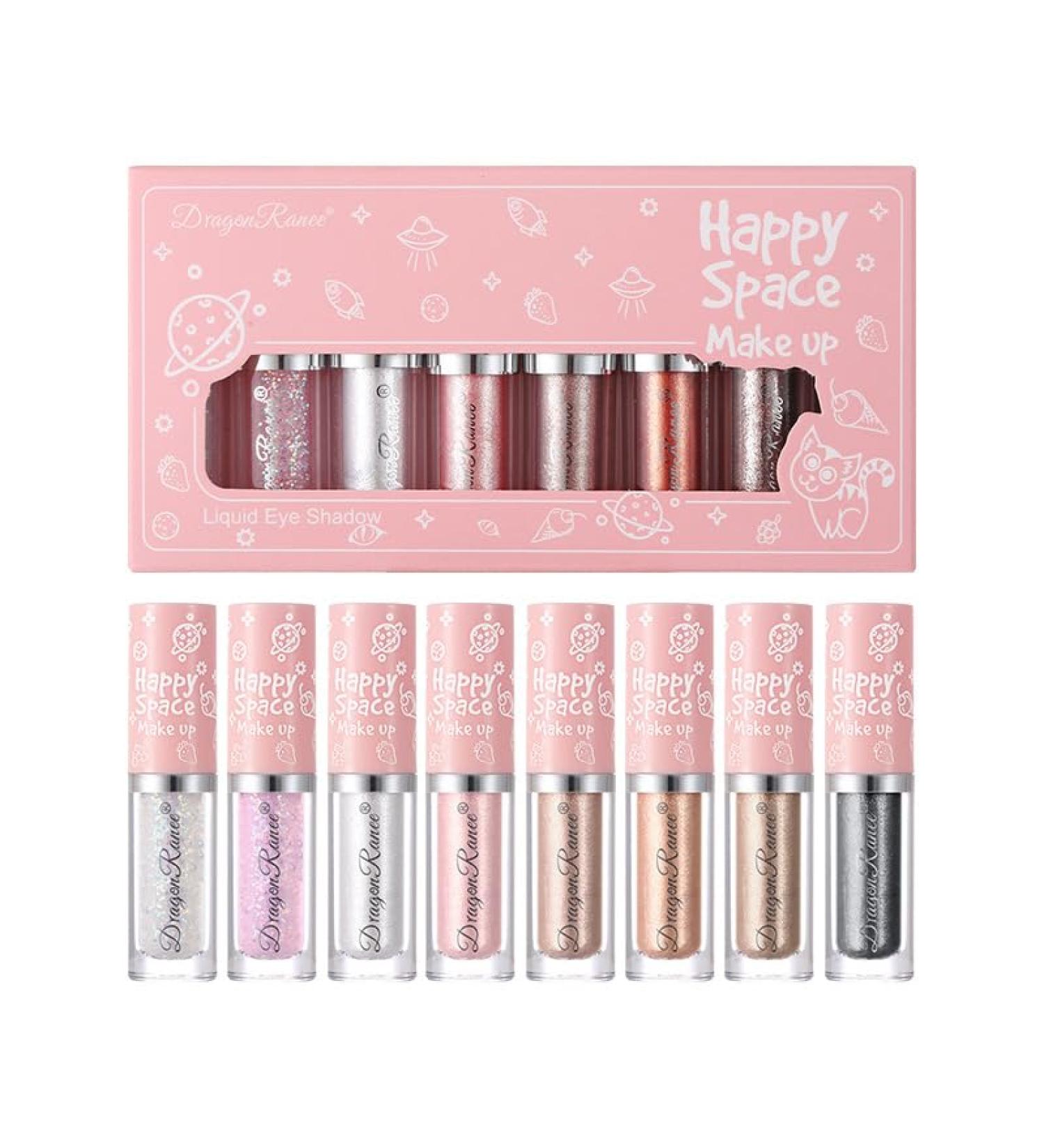 Buy Highly Pigmented Liquid Glitter Eyeshadow Set - Long Lasting Quick Drying Multi-Dimensional Sparkle for Mesmerizing Eyes | International Shipping Available - Buy Online on SooperMarket.com