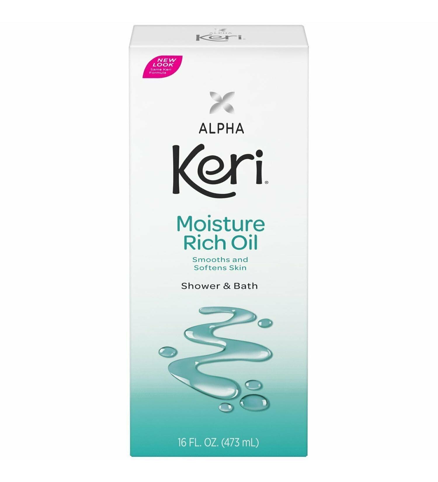 Buy Alpha Keri Shower & Bath Moisture Rich Oil 16oz (Pack of 6) - International Shipping Available - Buy Online on SooperMarket.com