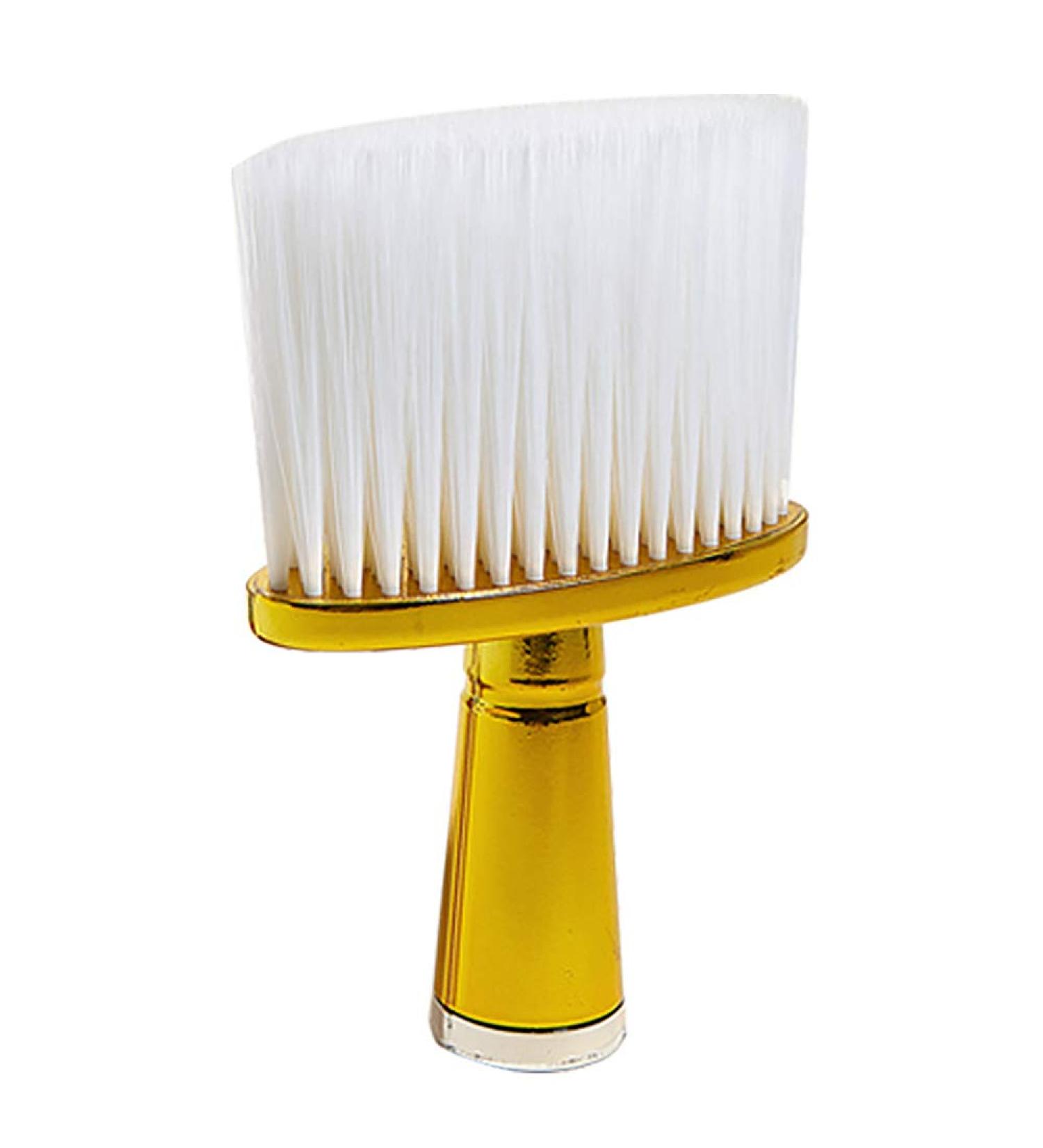 Daweglop Hair Brush Neck Duster Hairdressing Hair Cutting Cleaning Brush for Barber Hairdressing -Gold - Buy Online on SooperMarket.com