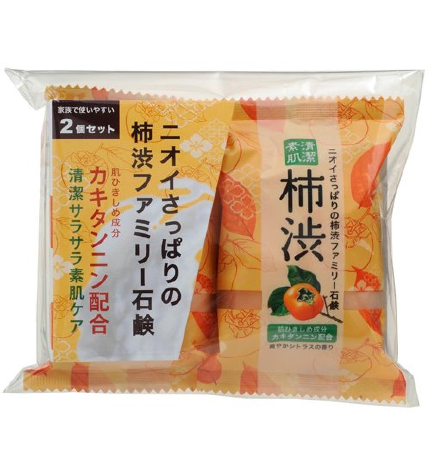 Family Persimmon Soap 2 Kopakku - Natural Cleansing Bar for Gentle Skin Care - Buy Online on SooperMarket.com
