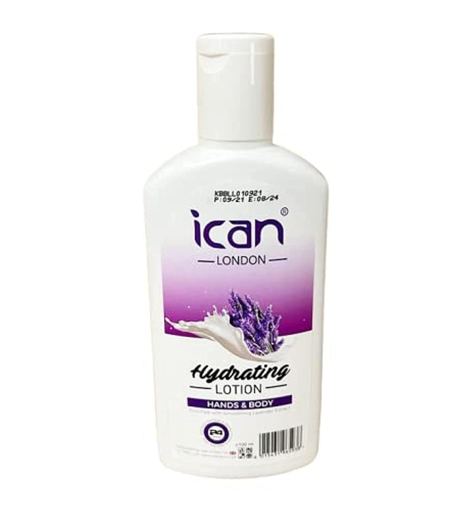 Ican London Hydrating Hand & Body Lotion 100ml (Lavender)