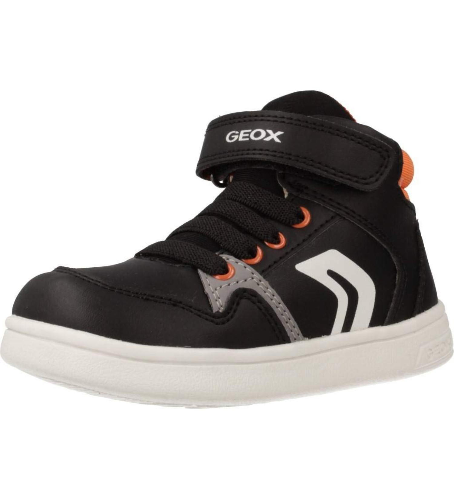 Geox Baby Boy's B Djrock Sneakers - 4.5 UK Child - Black/Orange C0038 - Buy Online on SooperMarket.com