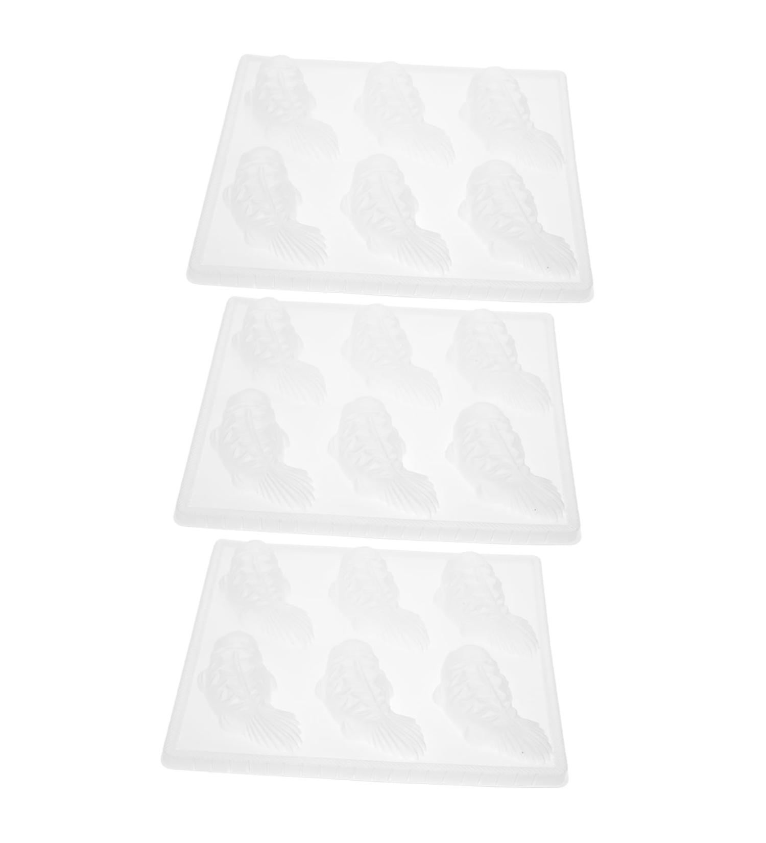 Abaodam 3pcs Fish Mold 3D Resin Molds Onigiri Mold Bread Baking Cake Baking Molds Candy Crafting Supplies - Buy Online on SooperMarket.com