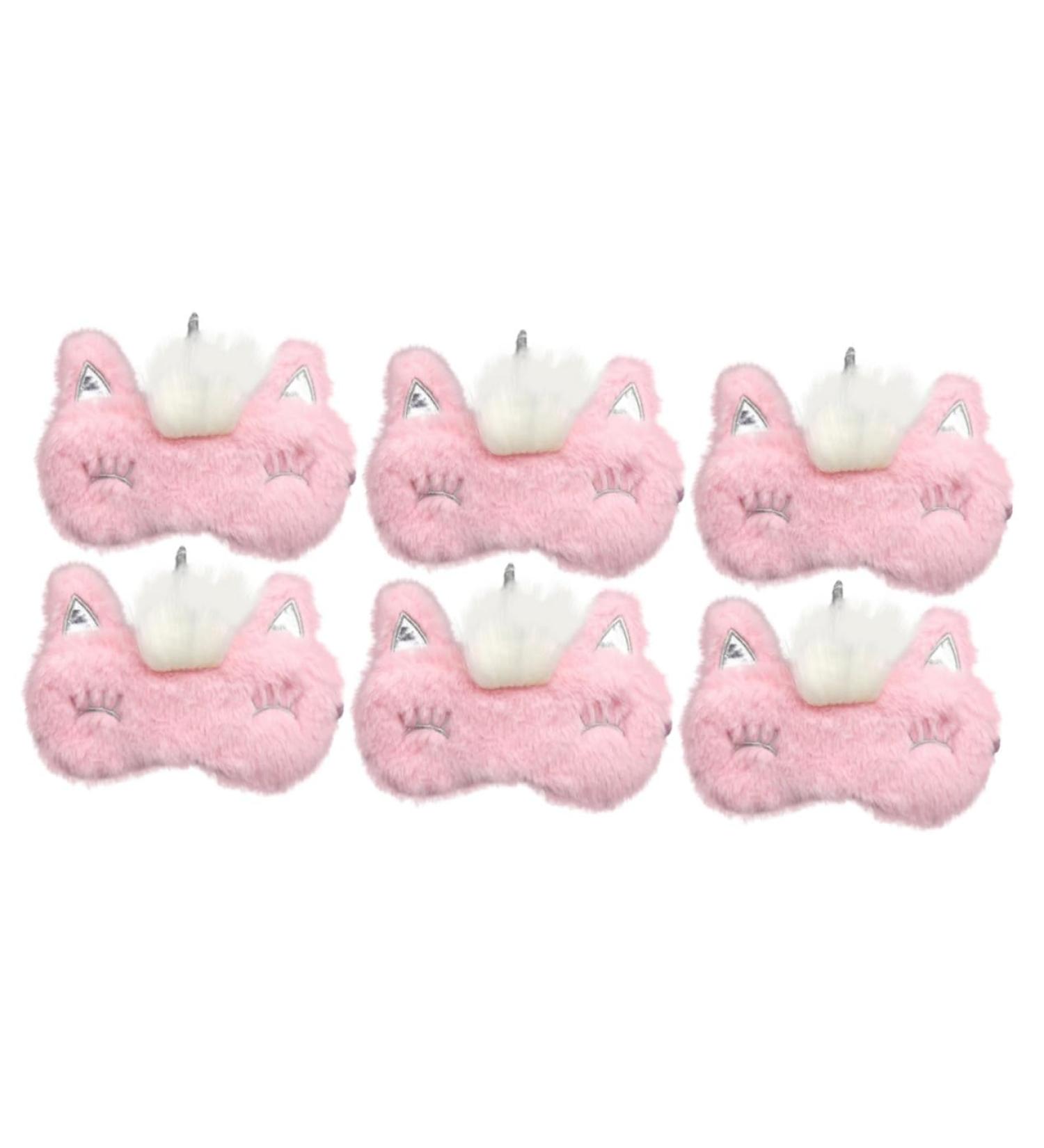 Shop Gatuida 6 Pcs Plush Eye Car Diffuser & Cooling Eye Masks for Kids Adorable Fox Design Perfect for Sleep - Buy Online on SooperMarket.com