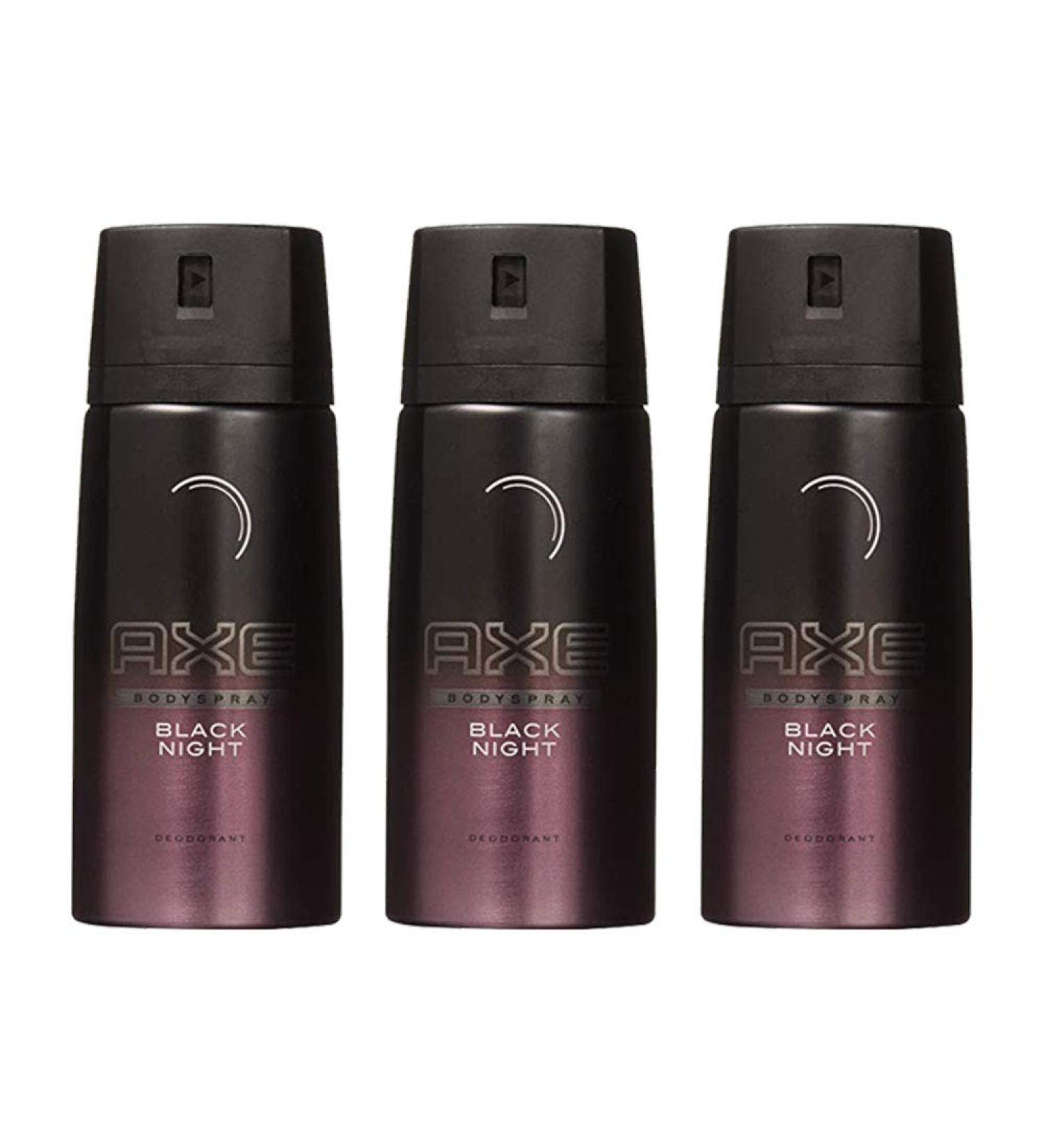 Axe Black Night Men's Deodorant Body Spray 150ml/5.07oz (3-Pack) - Buy Online on SooperMarket.com
