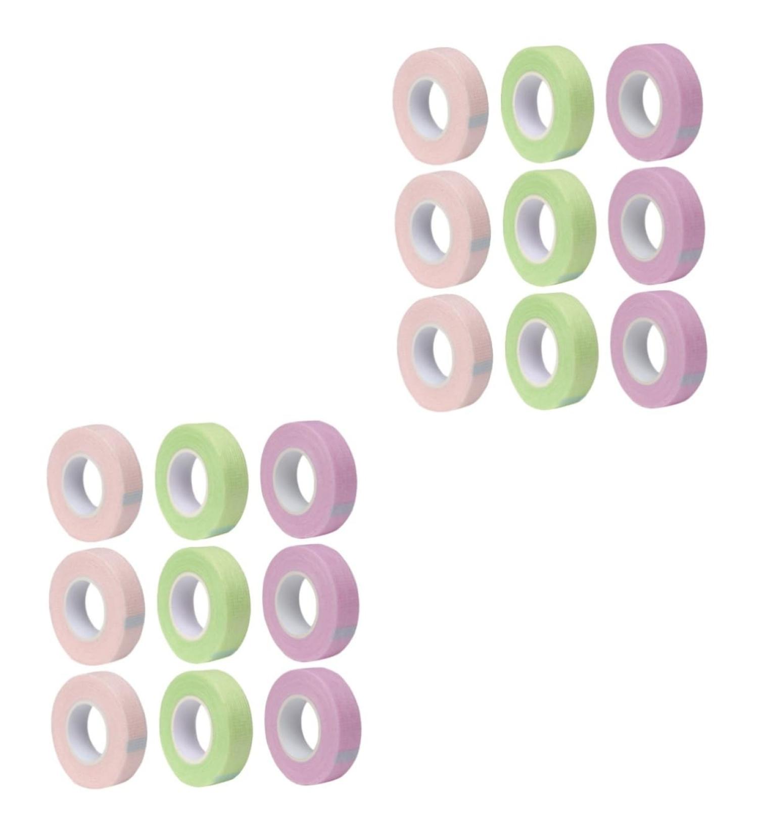 minkissy 18 Rolls Lash Tape Lash Extension Adhesive Lashes Tape False Lash Adhesive Tape Beauty Tools Eye Skin Tape Cosmetic Extension Sticker Non-woven Fabric - Buy Online on SooperMarket.com