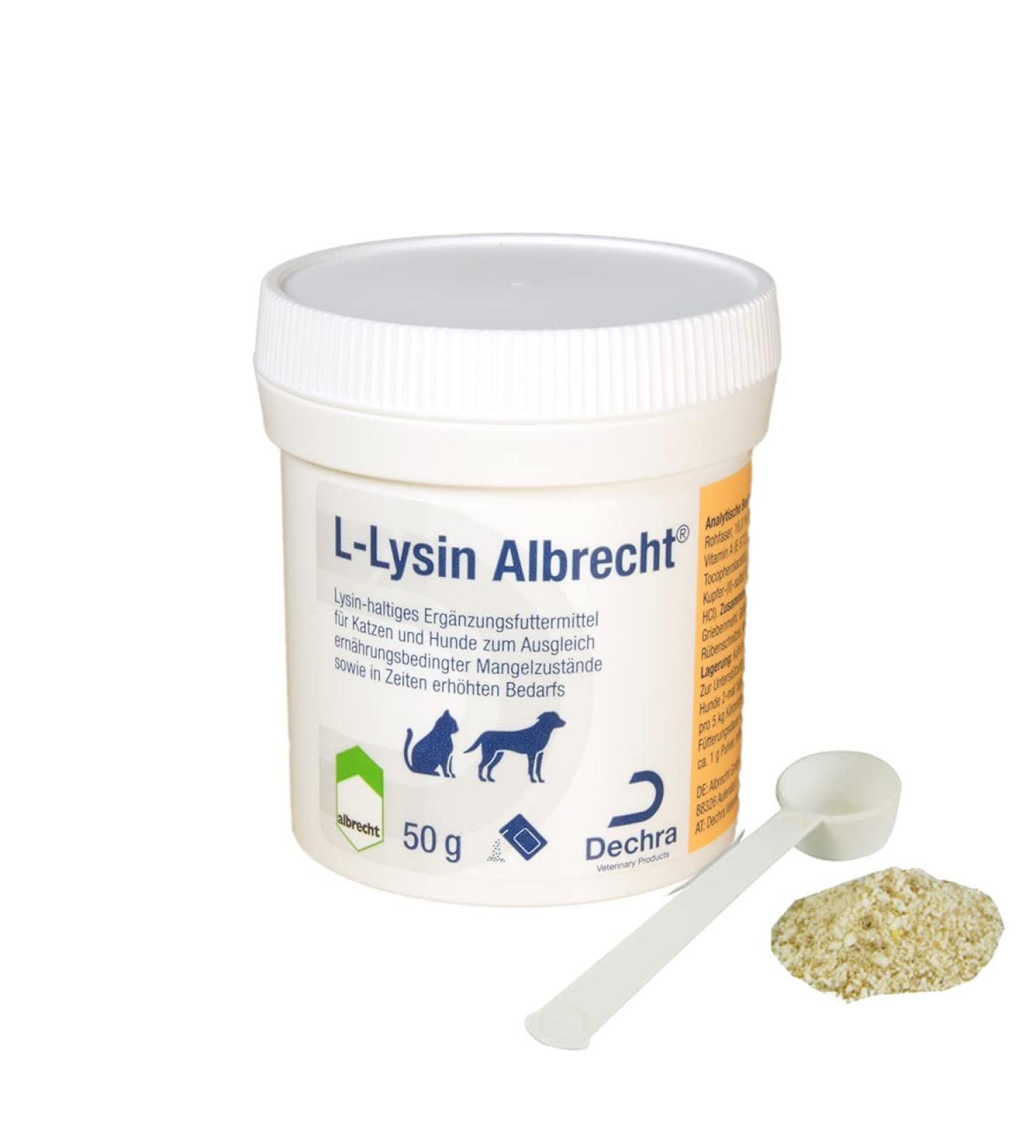 Albrecht L-Lysine to support eye function 50 g