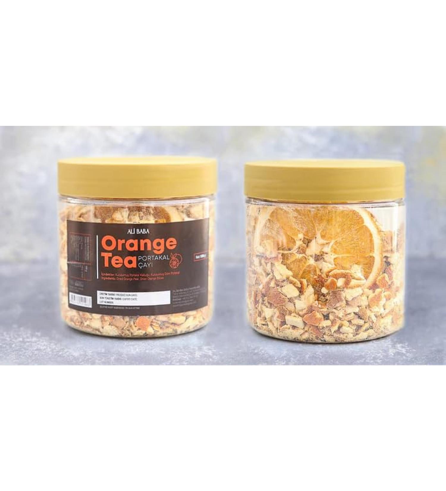 Ali Baba Orange Tea (Portakal Cayi) | Unveil the Essence of Citrus Elegance | Embrace the Richness of Vitamin C Infusion | Elevate Your Tea Experience with Zesty Delights | 100g