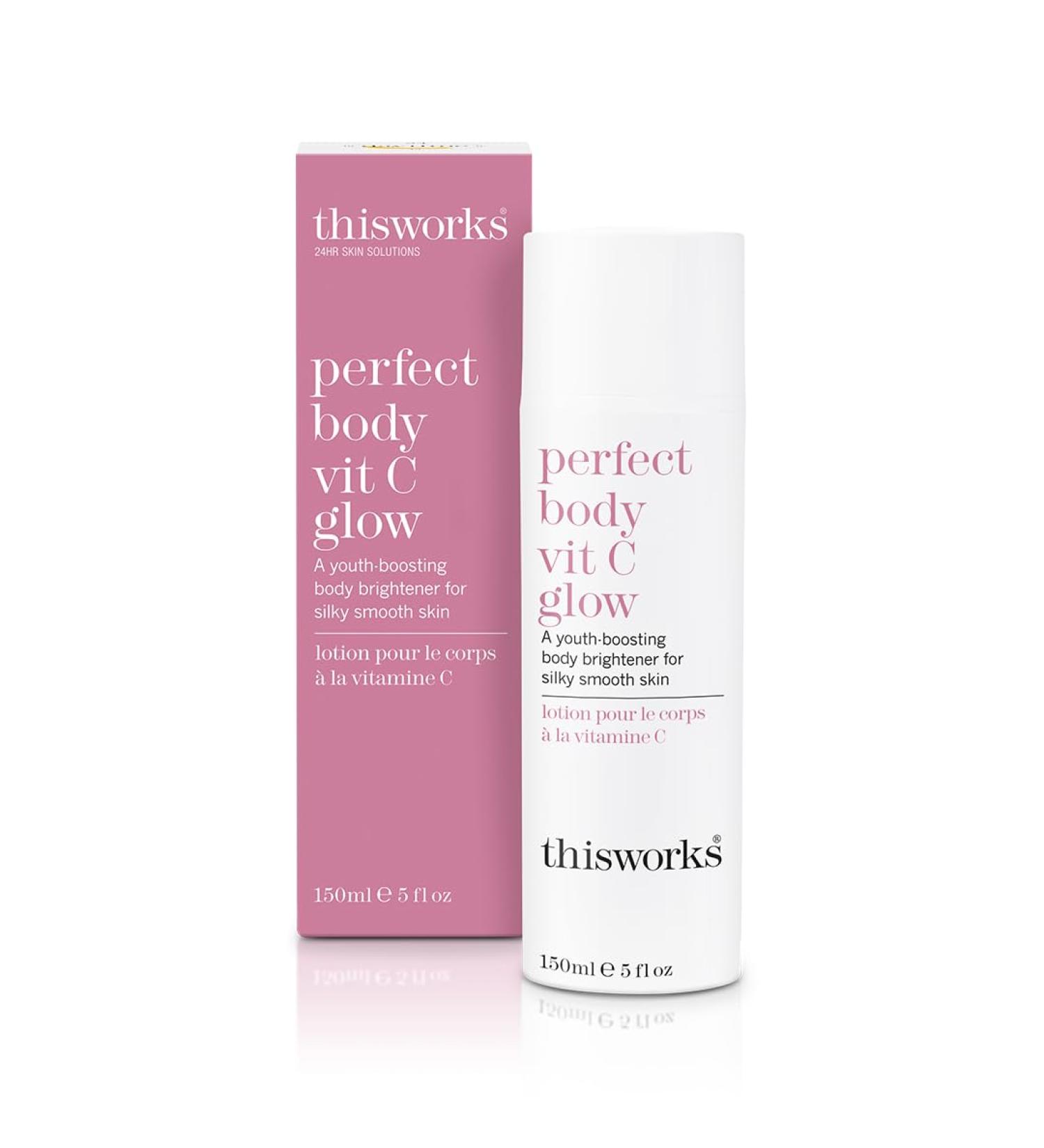 thisworks Perfect Body Vitamin C Glow Body Cream & Moisturizer 5 oz - Brightening & Hydrating Skincare for All Skin Types - International Shipping Available - Buy Online on SooperMarket.com