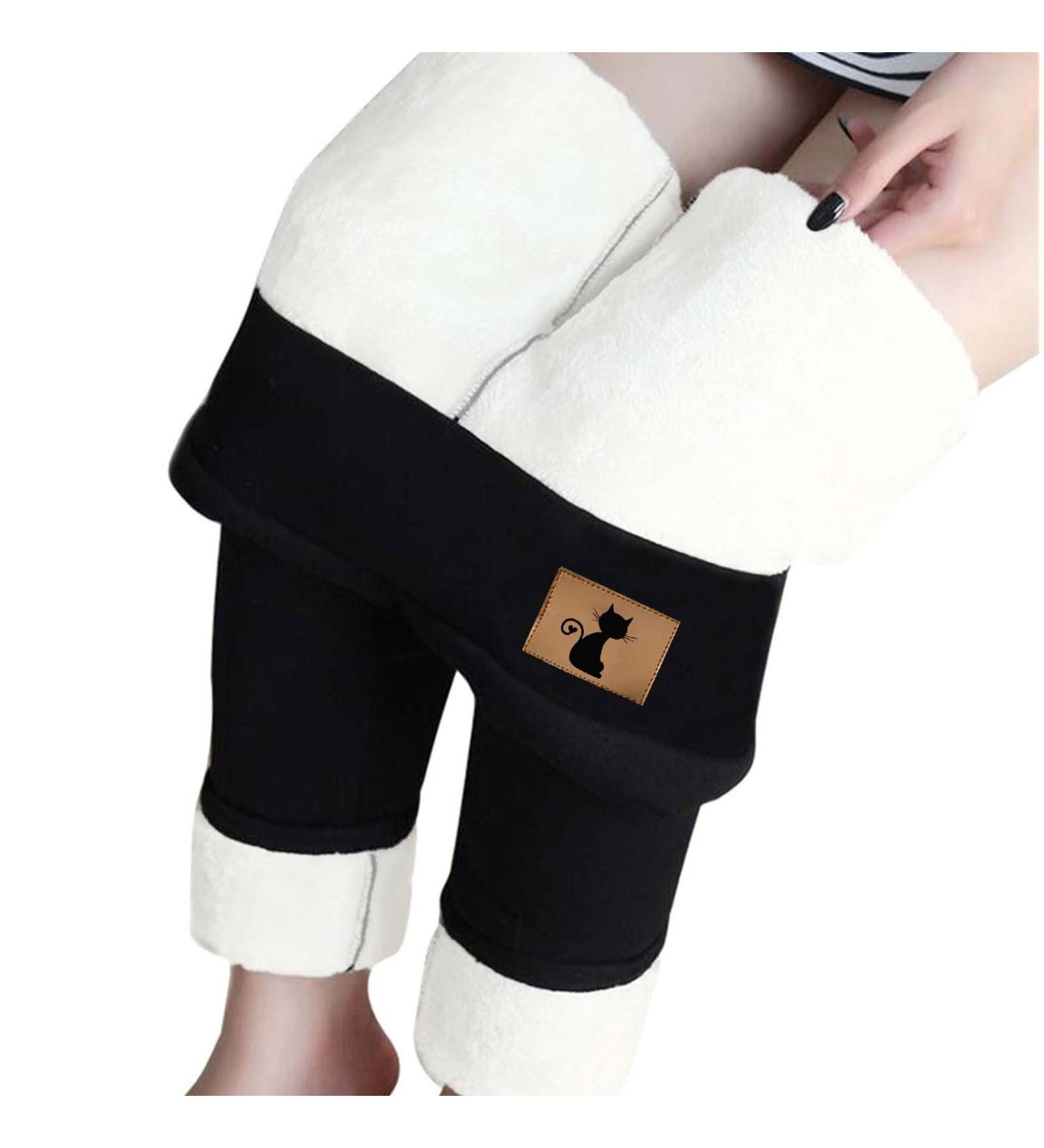 SHERPA Women's Thermal Bottoms Leggings | Fleece Lined Warm Tights for Cold Weather - Black | Medium - Buy Online on SooperMarket.com
