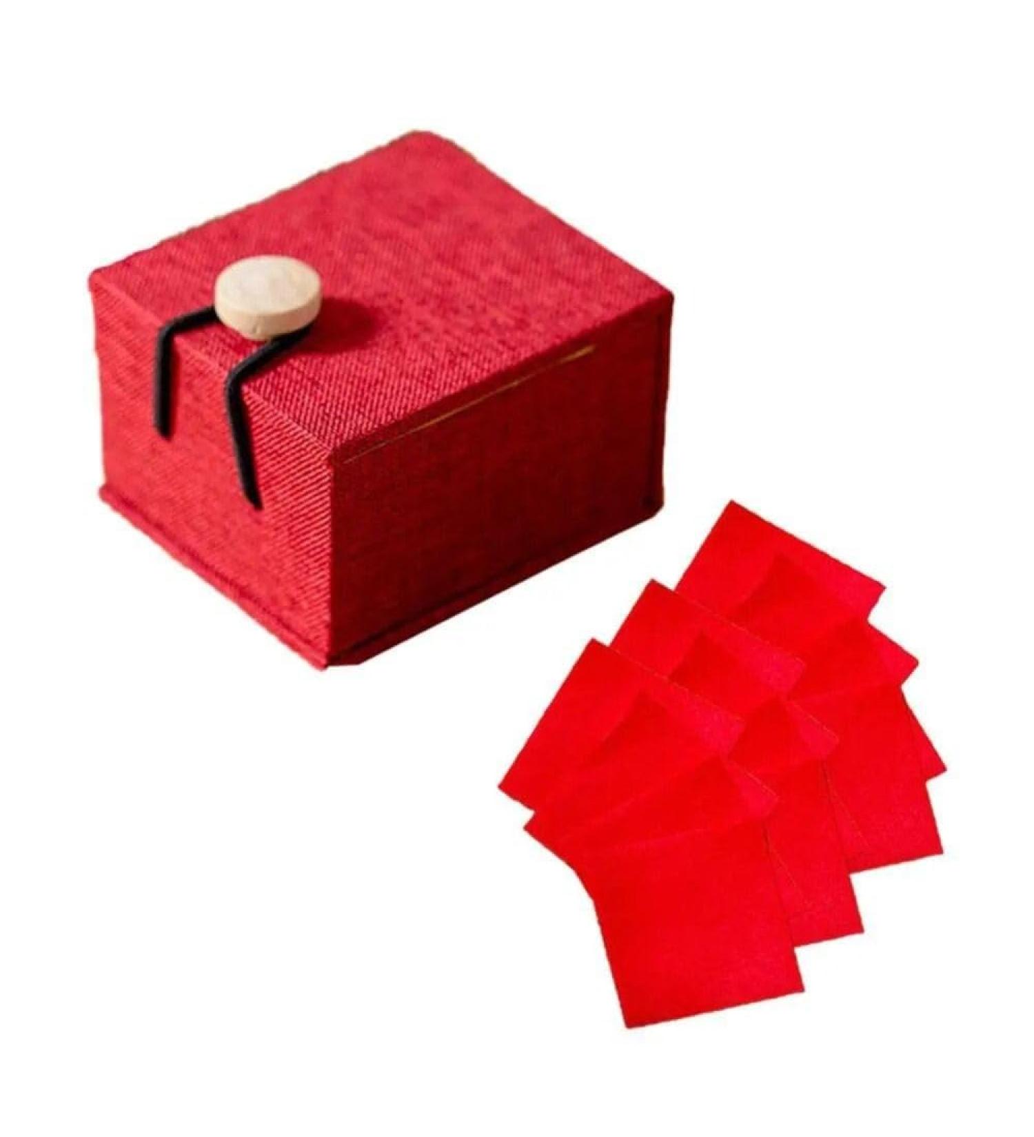 Buy Jowxsx Red Ancient Chinese Lipstick Paper - Lip Gloss Makeup Tool in Red Box | International Shipping - Buy Online on SooperMarket.com