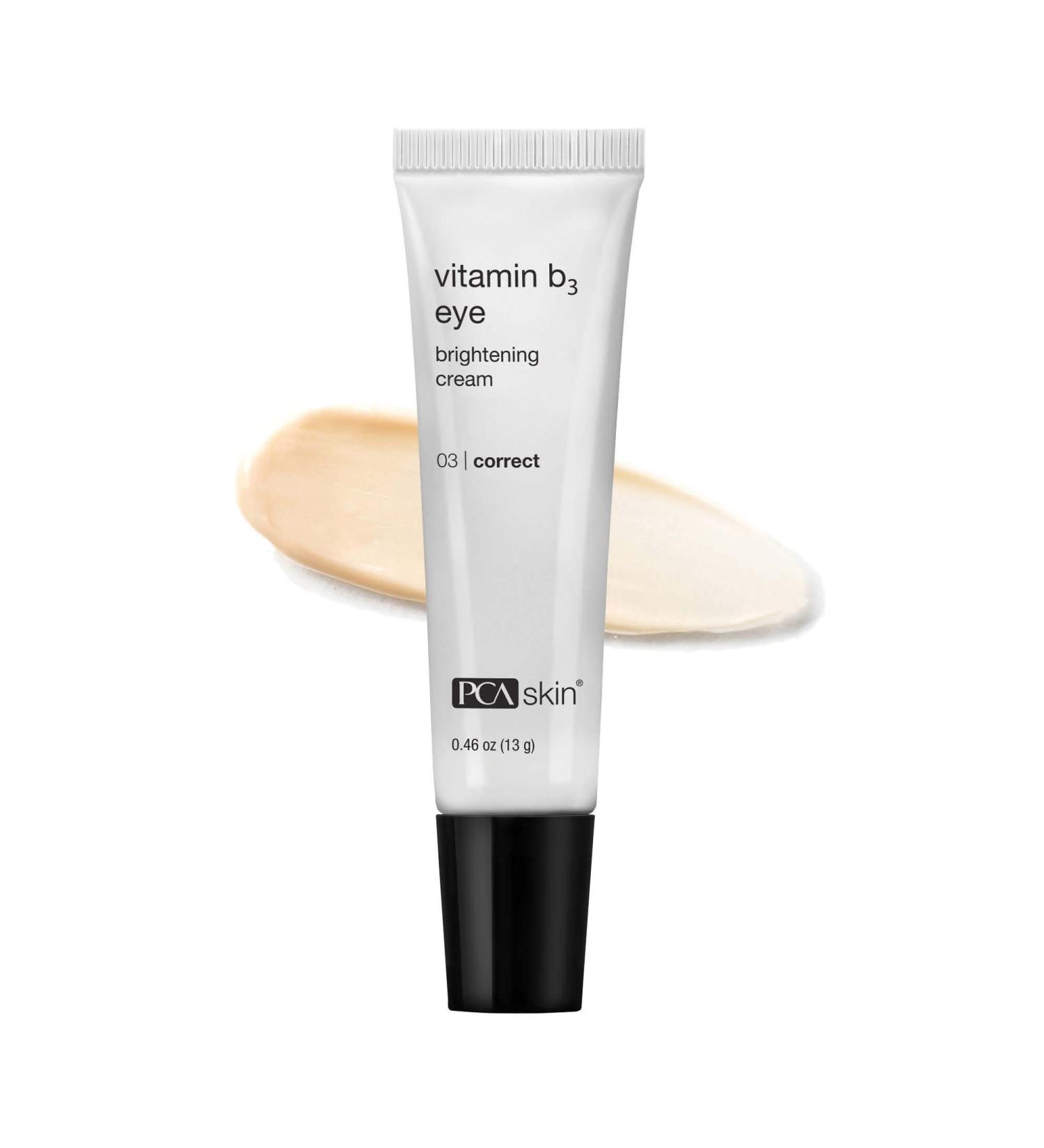 PCA SKIN Vitamin B3 Eye Brightening Cream Anti-Aging Eye Cream for Dark Circles Wrinkles & Uneven Skin Tones Niacinamide Formula 1 oz Tube - Buy Online on SooperMarket.com