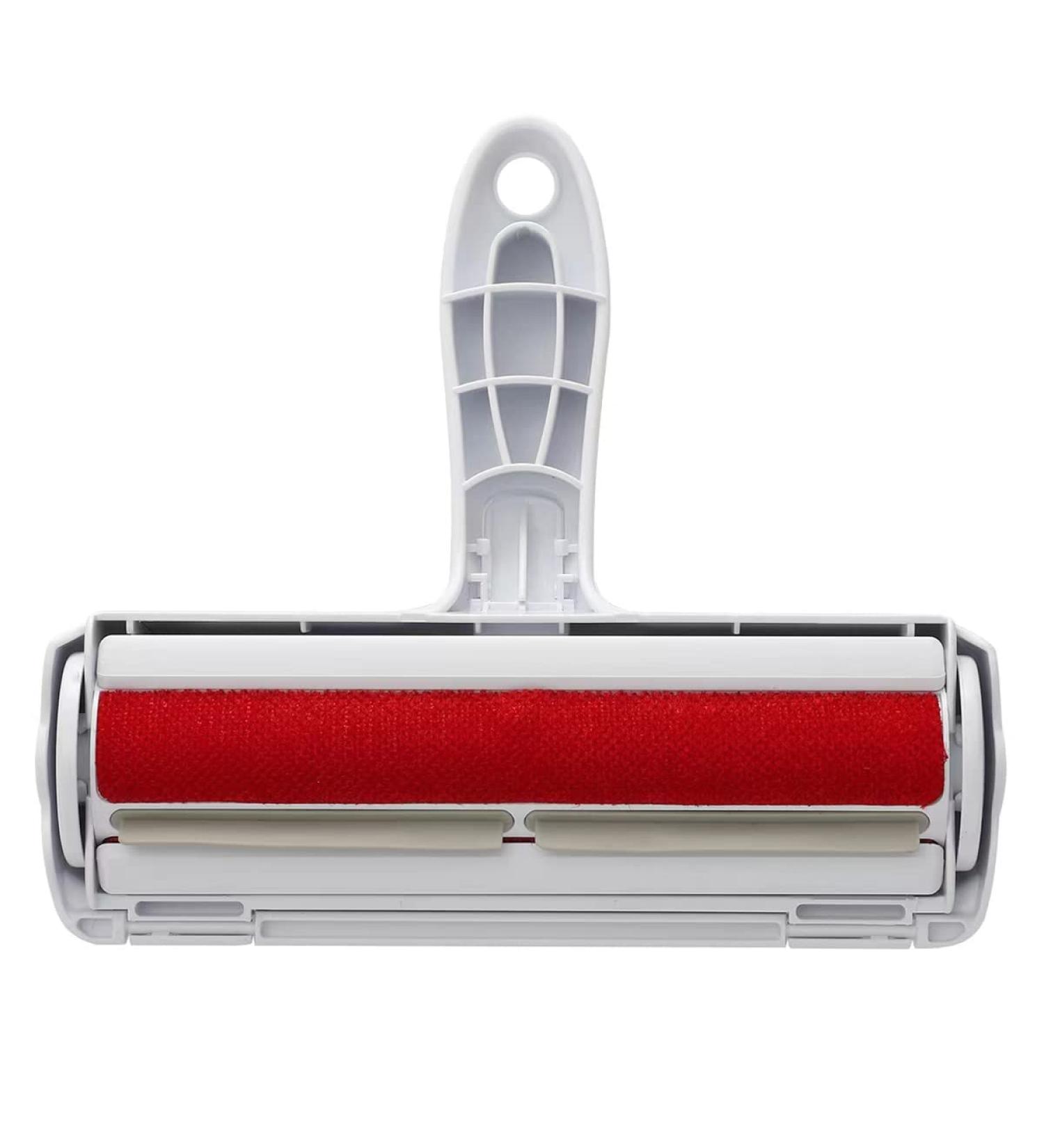 JTME Pet Hair Remover Roller - Self-Cleaning Base - Efficient Dog & Cat Fur Removal Tool for Furniture, Couch, Carpet, Car Seat - Red - Buy Online on SooperMarket.com