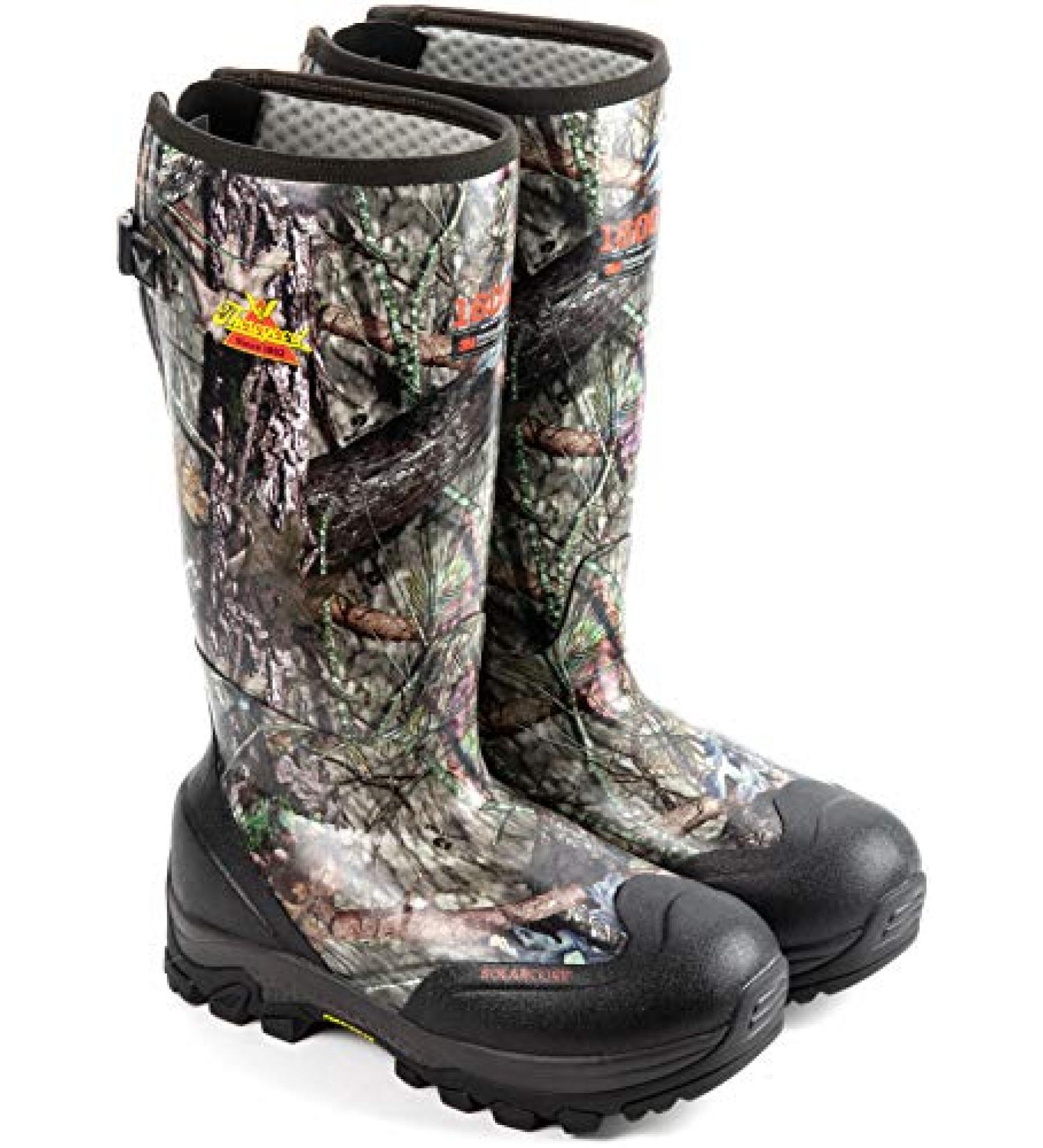 Thorogood Infinity FD 17 Waterproof Insulated Hunting Boots for Men - Neoprene with 1600g Thinsulate and Self-Cleaning Traction Outsole 9 Mossy Oak Break-up Country