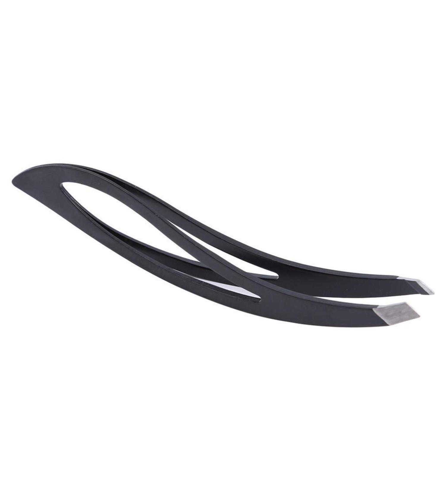 U-K Nice & Attractive Eyebrow Tweezer Hair Beauty Slanted Puller Stainless Steel Eye Brow Clips Makeup Tool Superiora Quality & Creative Black Medium - Buy Online on SooperMarket.com