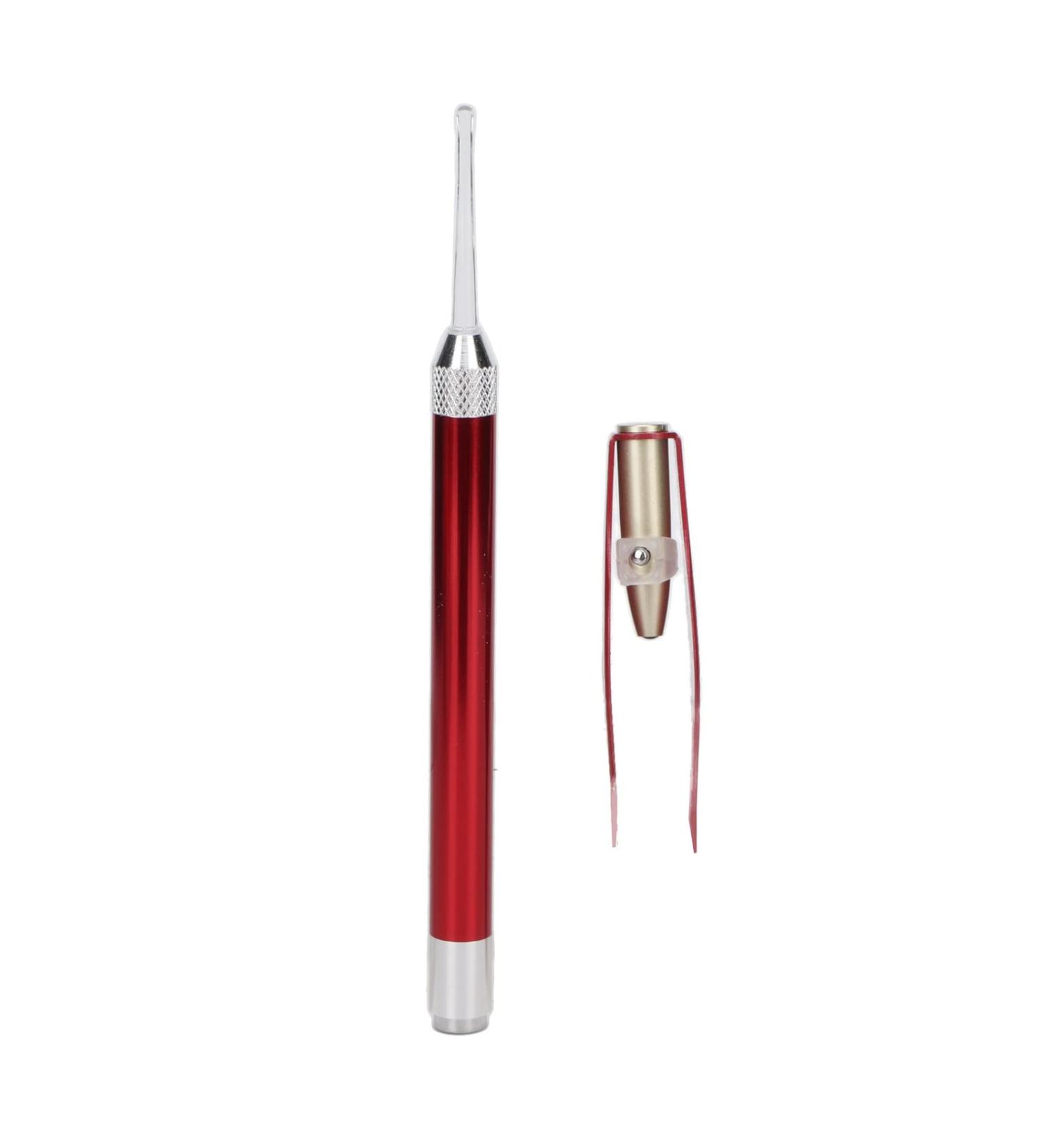 Stainless Steel Light Earwax Removal Tool Set - 2pcs | Bright, Lightweight, Luminous Design with Tweezers | Ideal for Kids and Travel - Buy Online on SooperMarket.com