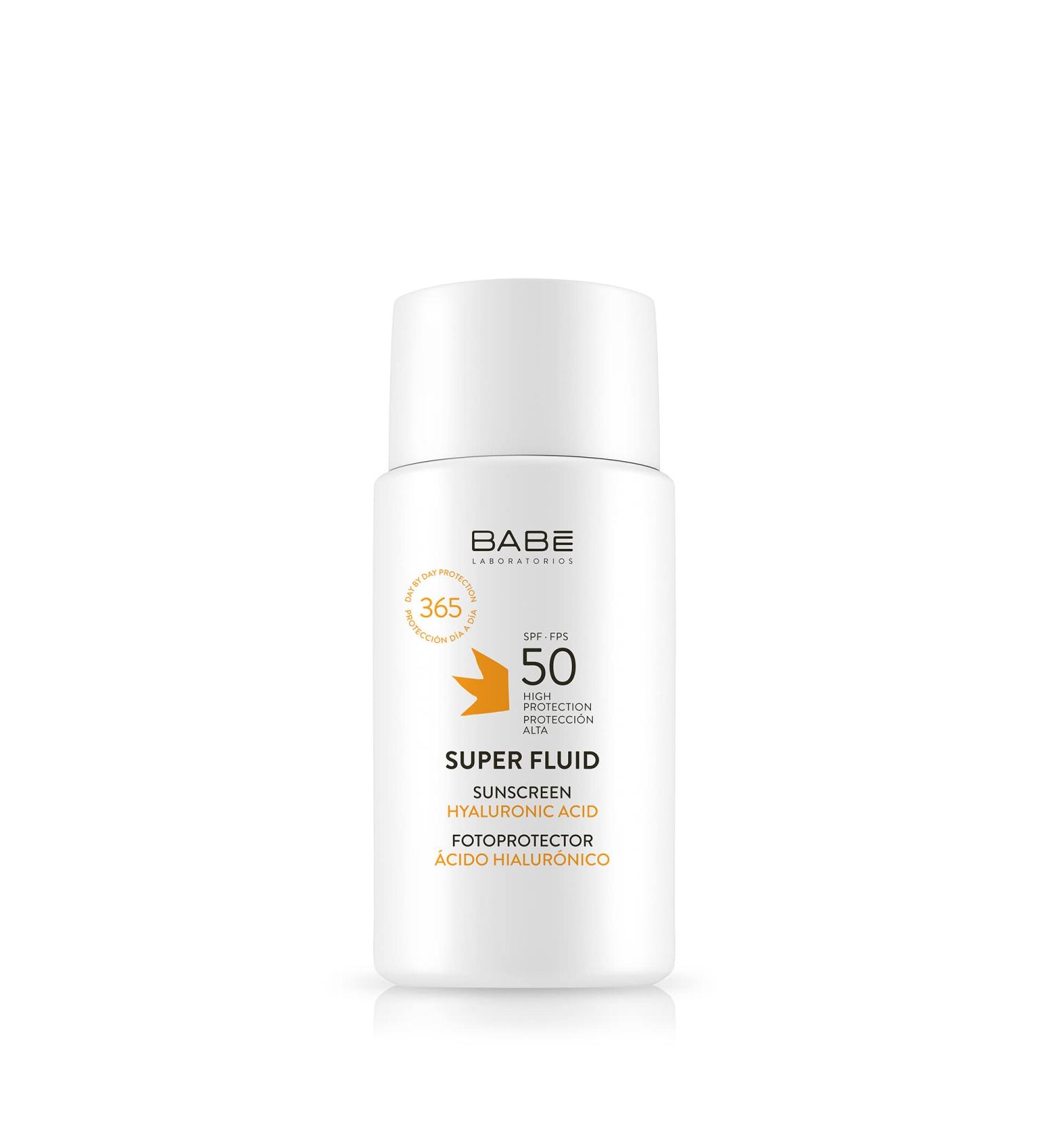 Babe Super Fluid Sunscreen SPF 50ml - Lightweight Broad Spectrum Protection for All Skin Types - Fast Worldwide Shipping - Buy Online on SooperMarket.com