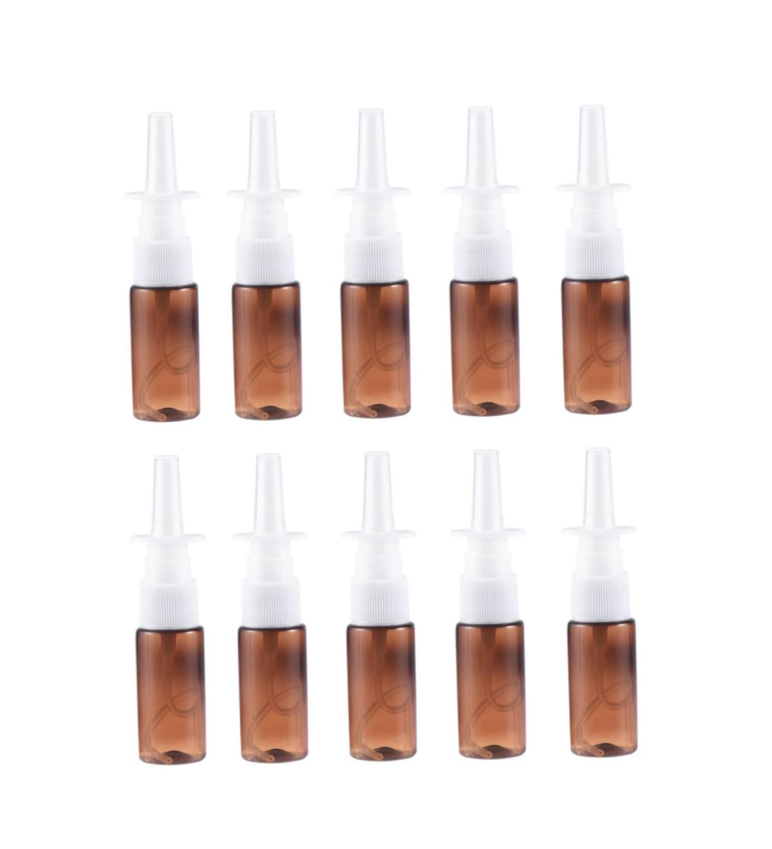 FRCOLOR 15pcs Pump Bottles for Liquids - Refillable Mini Spray & Nasal Spray Containers - Plastic Moisturizing Bottle Set - Buy Online on SooperMarket.com