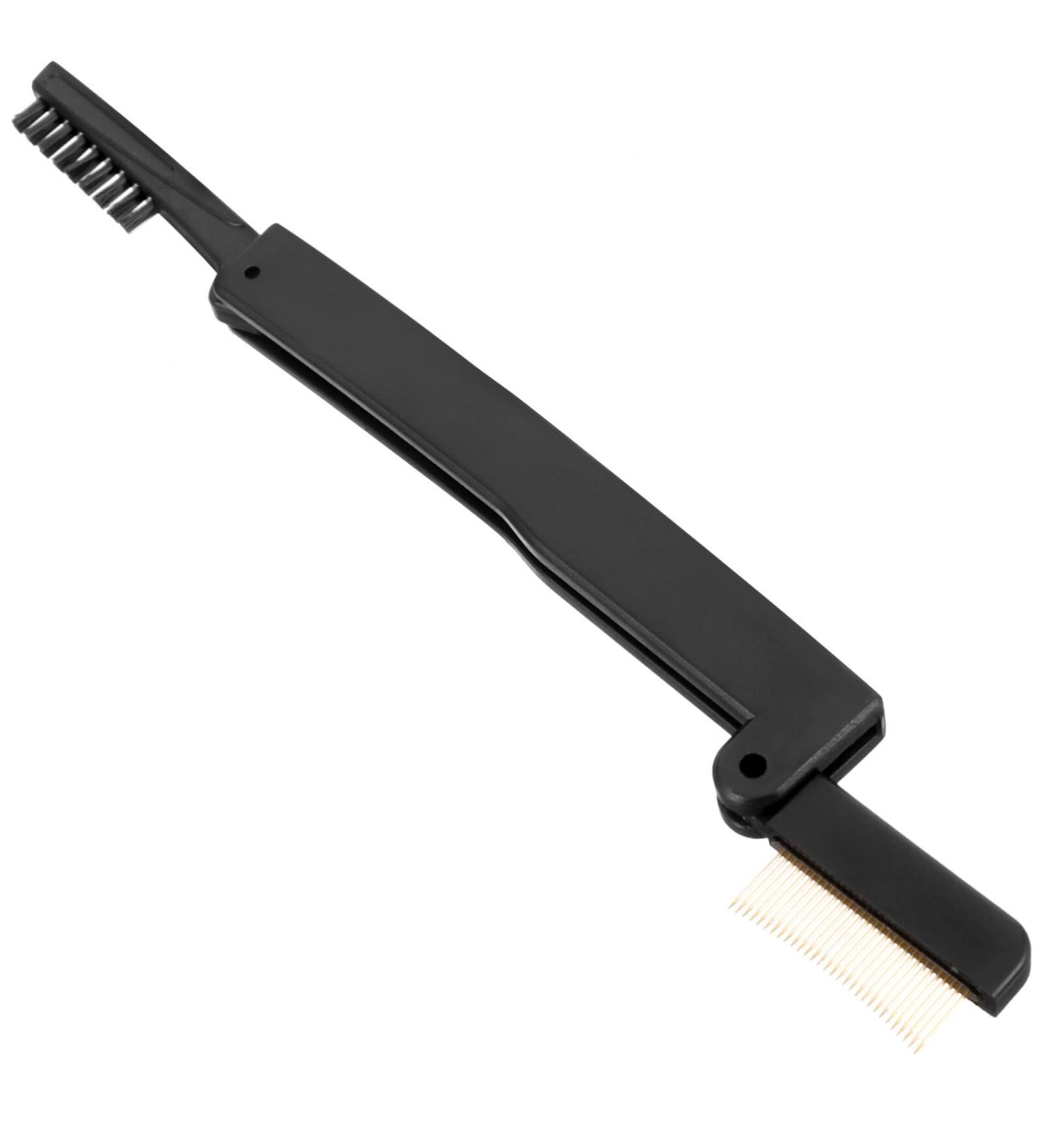 NOLITOY Folding Eyelash Comb & Brow Brush - Dual Sided Lash Separator for Women | Perfect Lash Mascara Applicator - International Shipping Available - Buy Online on SooperMarket.com