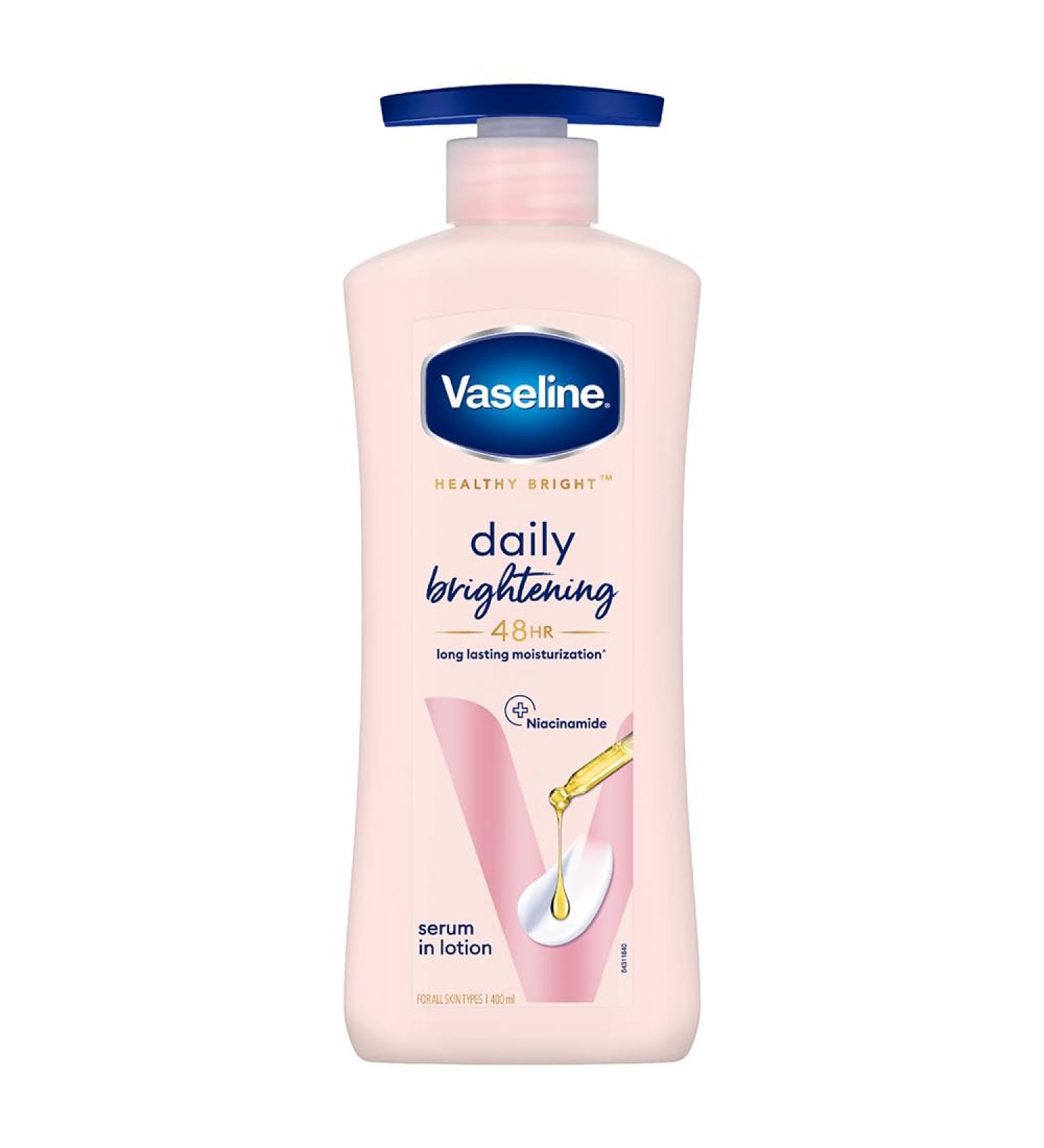 Vaseline Healthy Bright Daily Brightening Body Lotion 400 ml with Vitamin B3 - Buy Online on SooperMarket.com