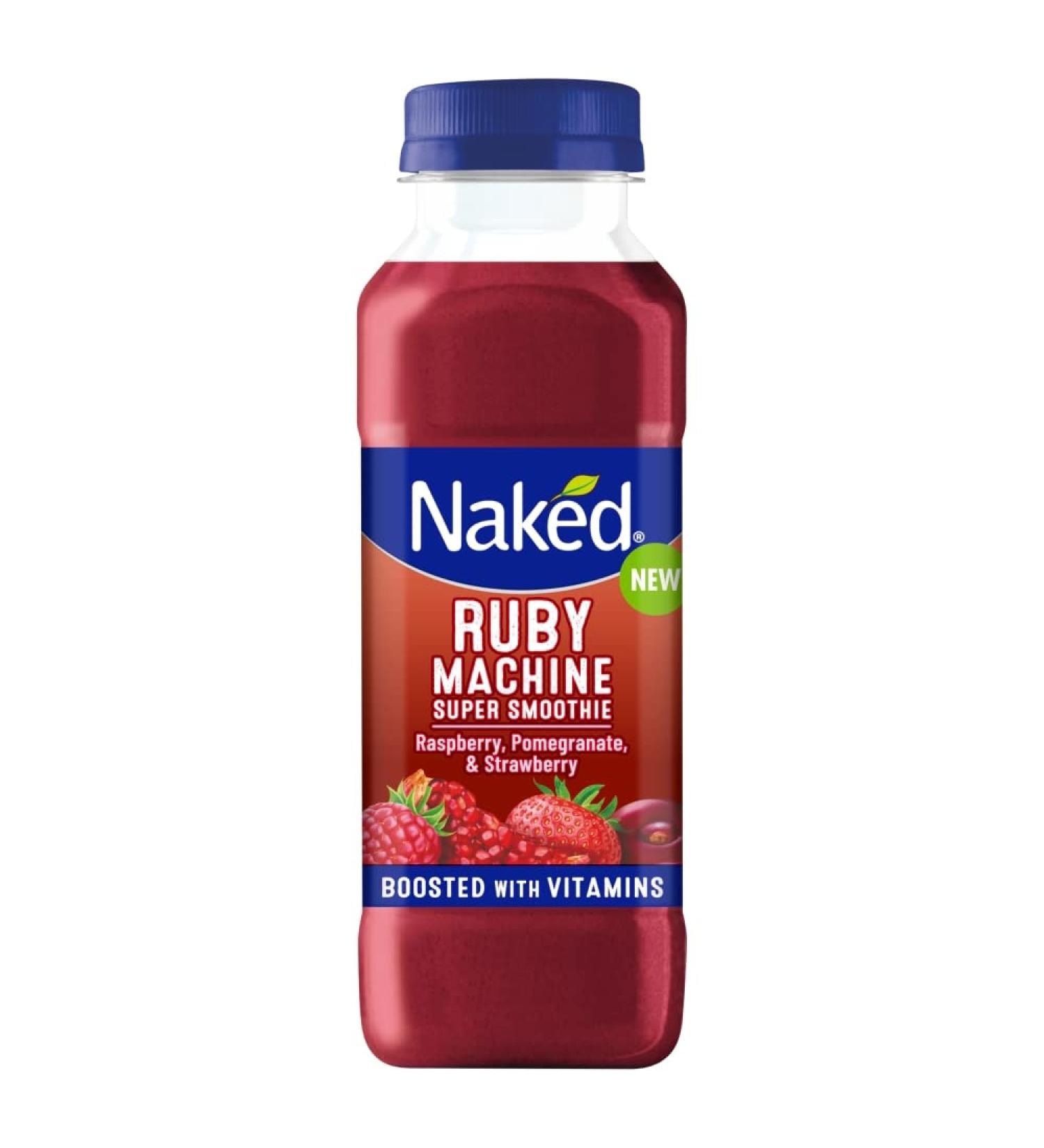 Naked Ruby Machine Super Smoothie Raspberry Pomegranate & Strawberry 300ml