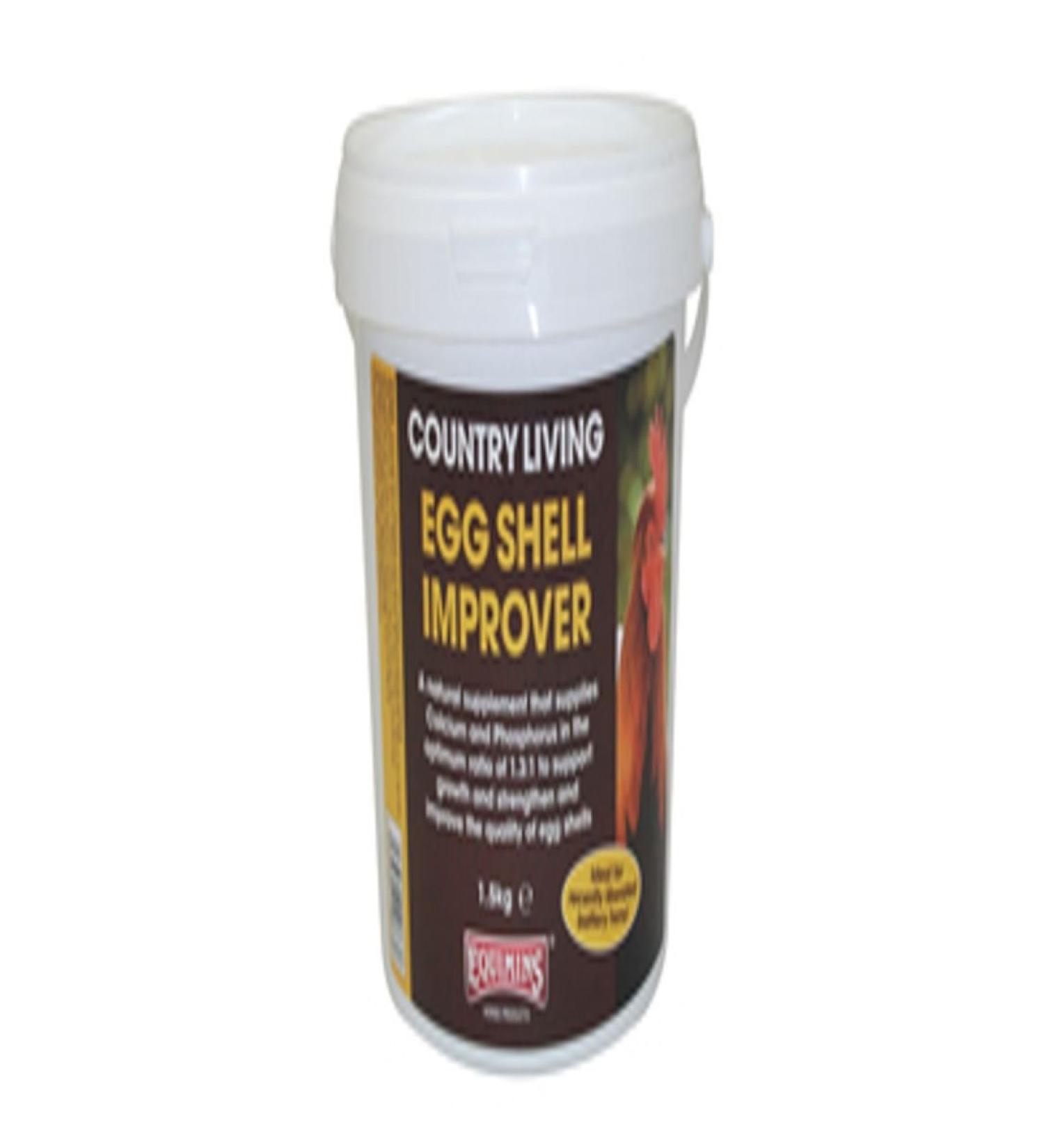 Equimins - Country Living Poultry Egg Shell Improver x 1.5 Kg 1.5 kg (Pack of 1)