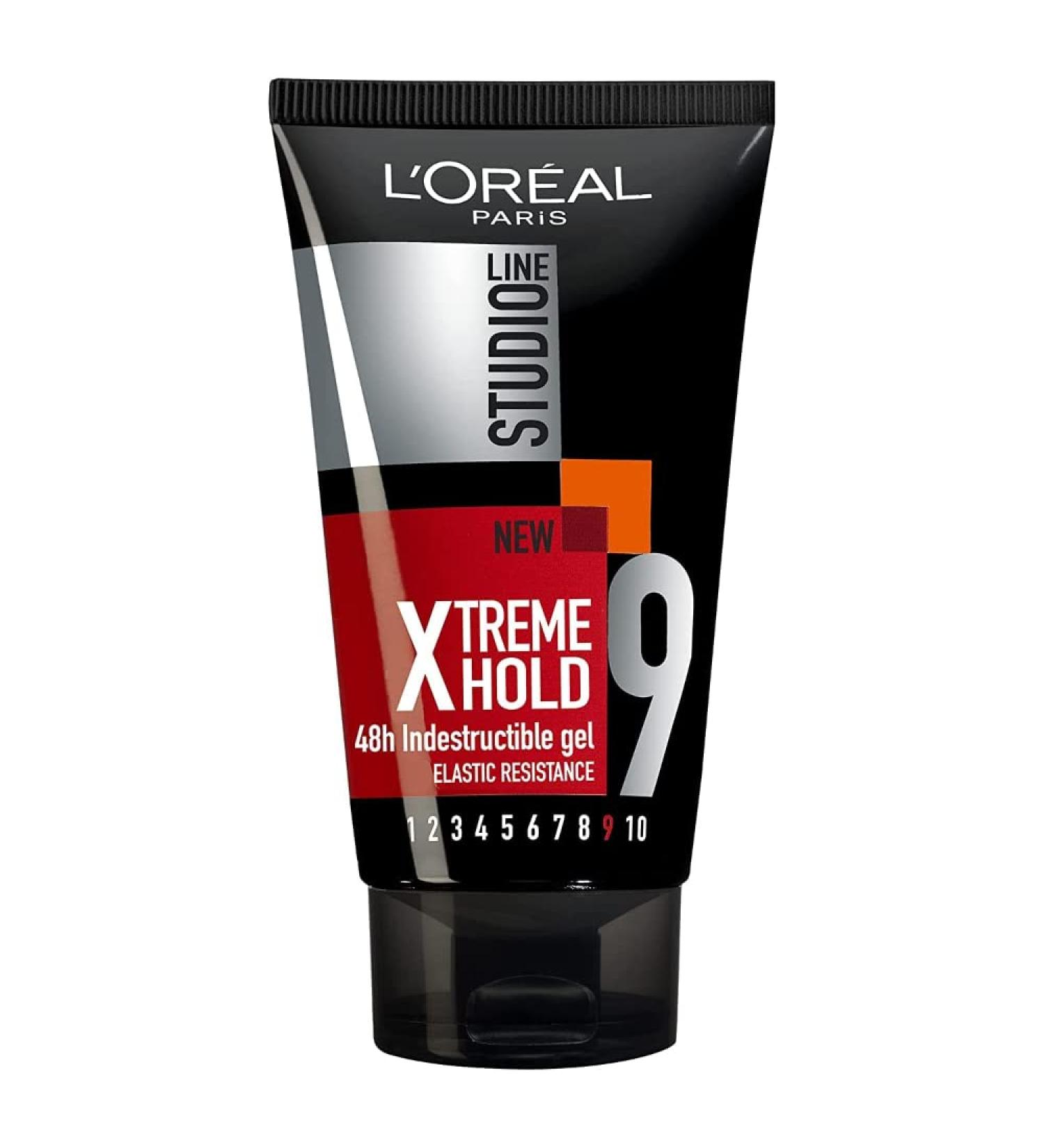 L'Or al Studio Line Xtreme Hold Hair Gel 150ml Unscented 150 ml (Pack of 1)