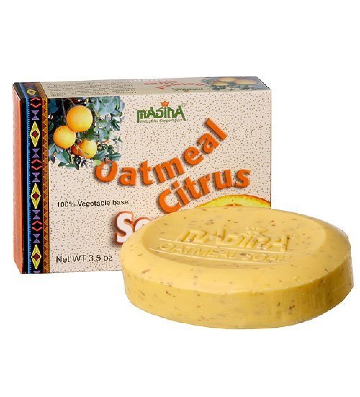 Madina Oatmeal Citrus Soap 3.5 Oz