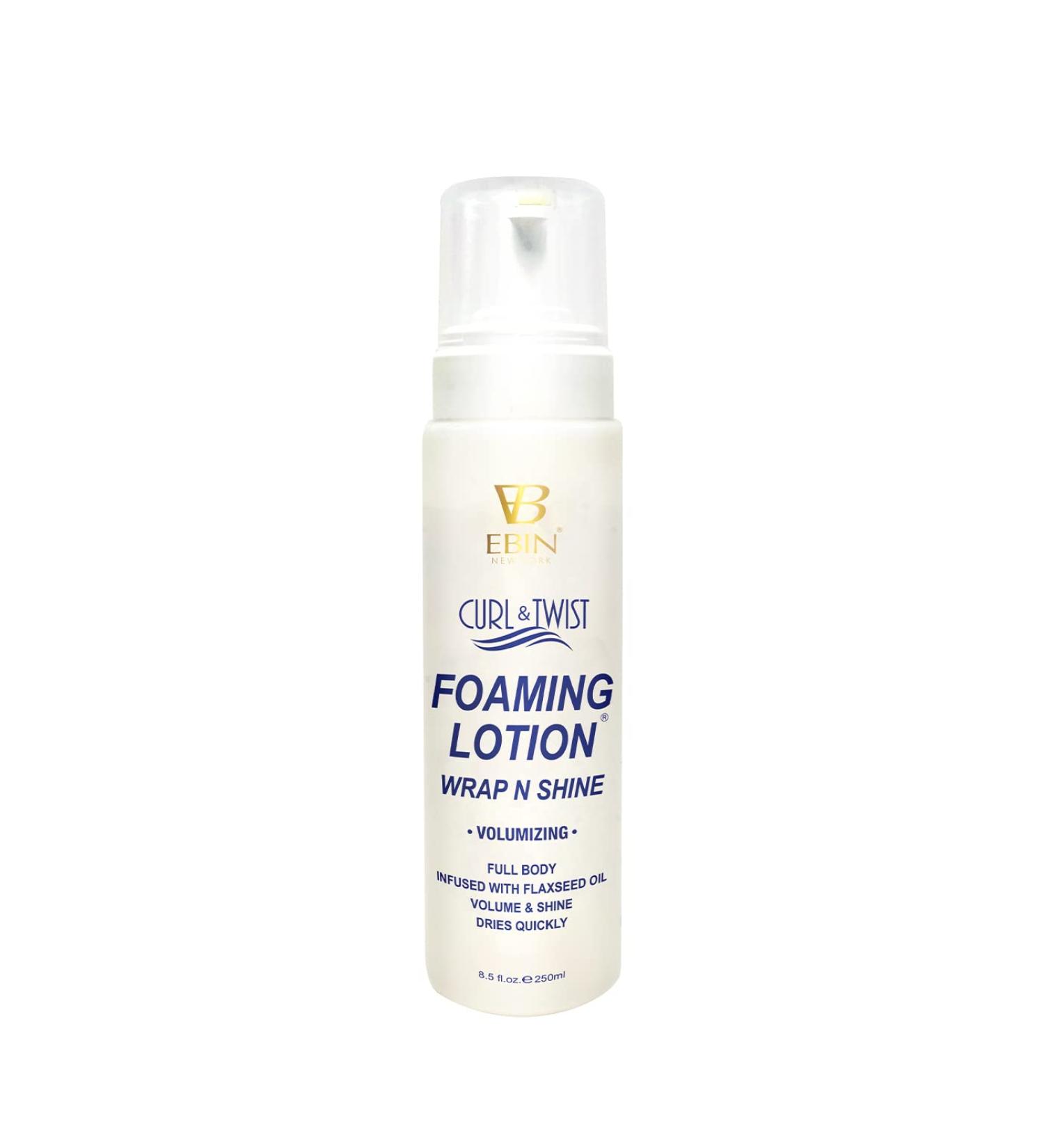 Curl & Twist Foaming Lotion Volumizing - 8.5 oz/ 250ml | Moisturizing and Hydration Smoothing with Natural High Shine | Defining Curls All Day Long | Dries quick Tames flyaways Adds shine & volume - Buy Online on SooperMarket.com