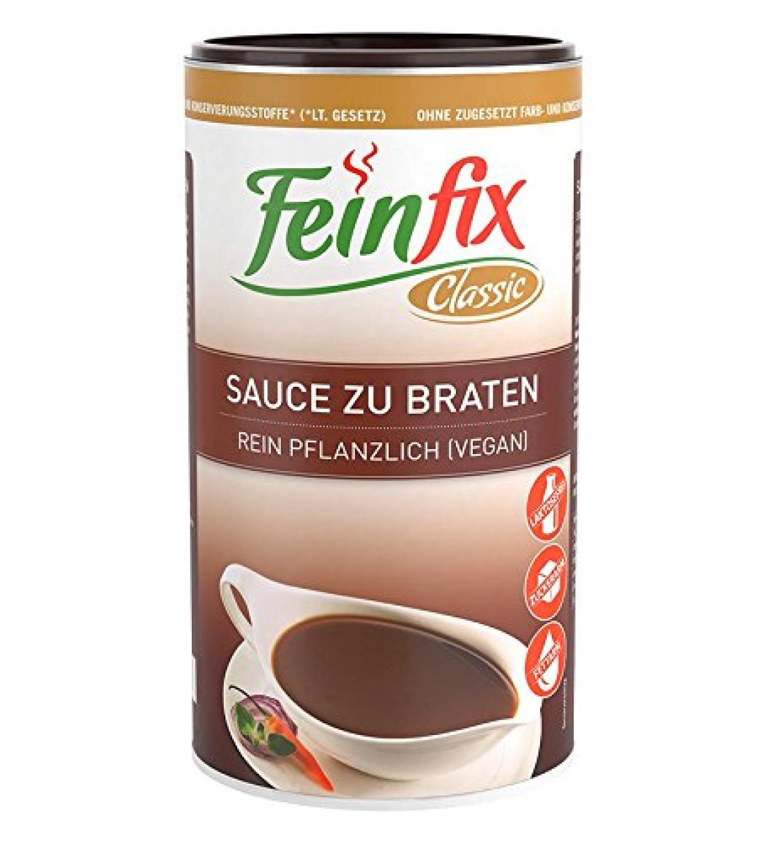 Feinfix Classic Sauce to Roast 752g - Lactose-Free & Vegan Gravy Powder | Perfect for Vegetables Grilling & Pasta | 8L Sauce Binder - Buy Online on SooperMarket.com