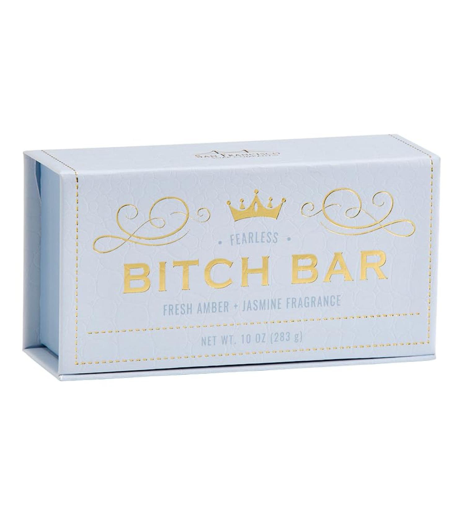 San Francisco Soap Company Btch Bars for Her - 10oz Fresh Amber & Jasmine | Chemical-Free All Skin Types Made in USA | International Shipping Available - Buy Online on SooperMarket.com