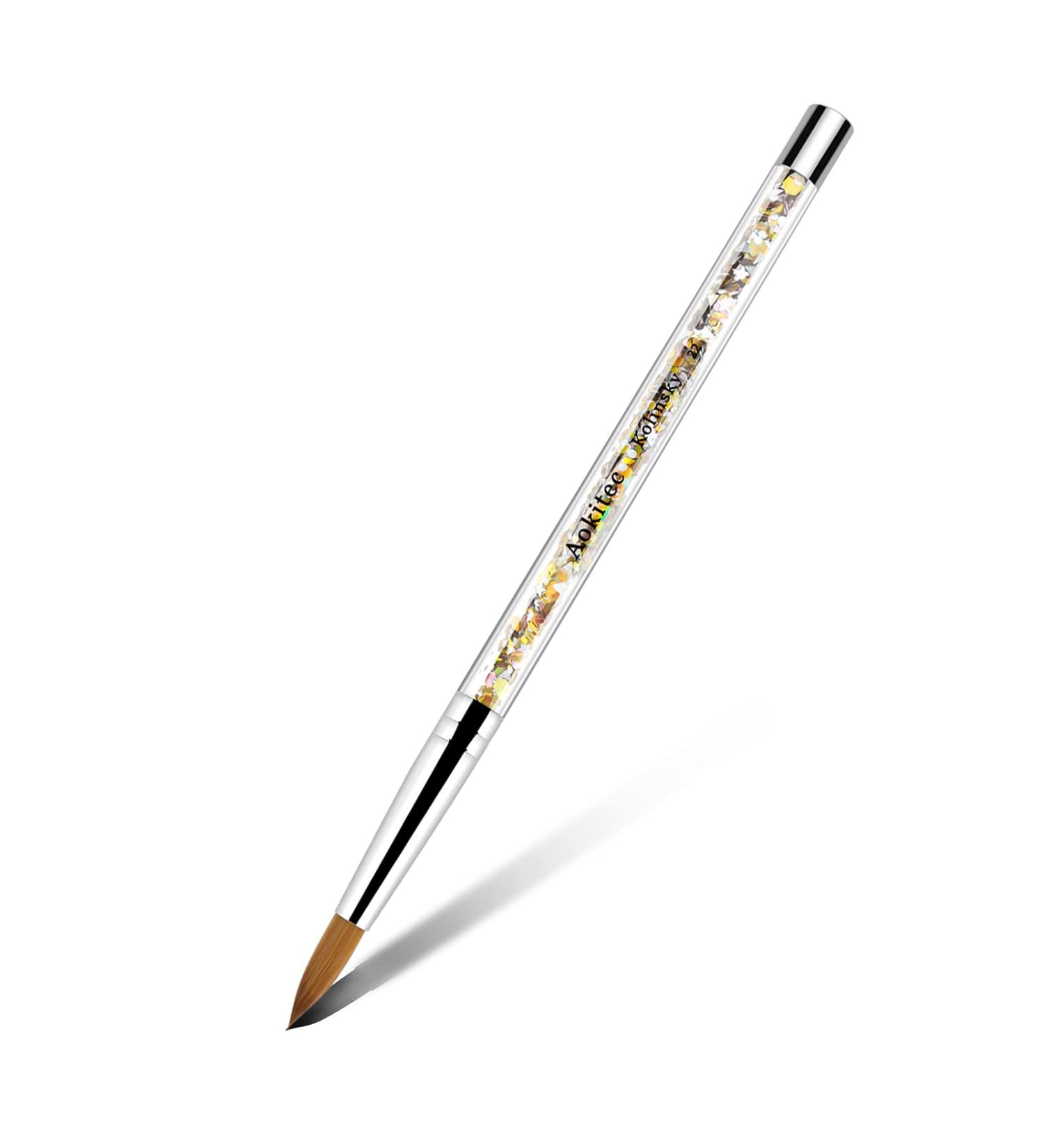 Premium #22 Sable Kolinsky Acrylic Nail Brush - Zobelhaar Nail Art Tool for Gel & Manicure - Perfect for Acrylic Nails & Nail Polish - Buy Online on SooperMarket.com