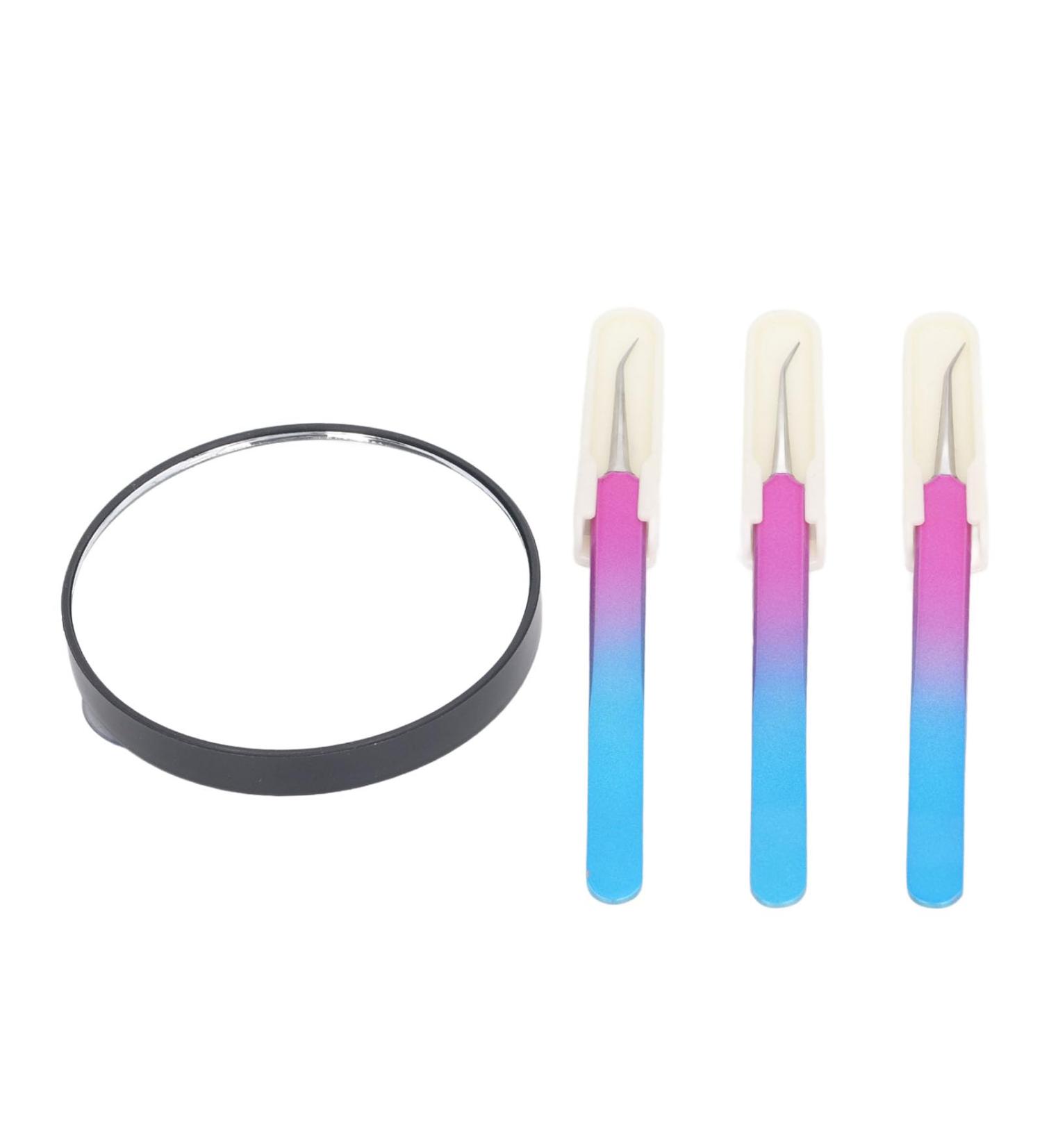 Facial Cleansing Tool Set Precise Cleaning Handy Magnifying Mirror for Travel - Buy Online on SooperMarket.com