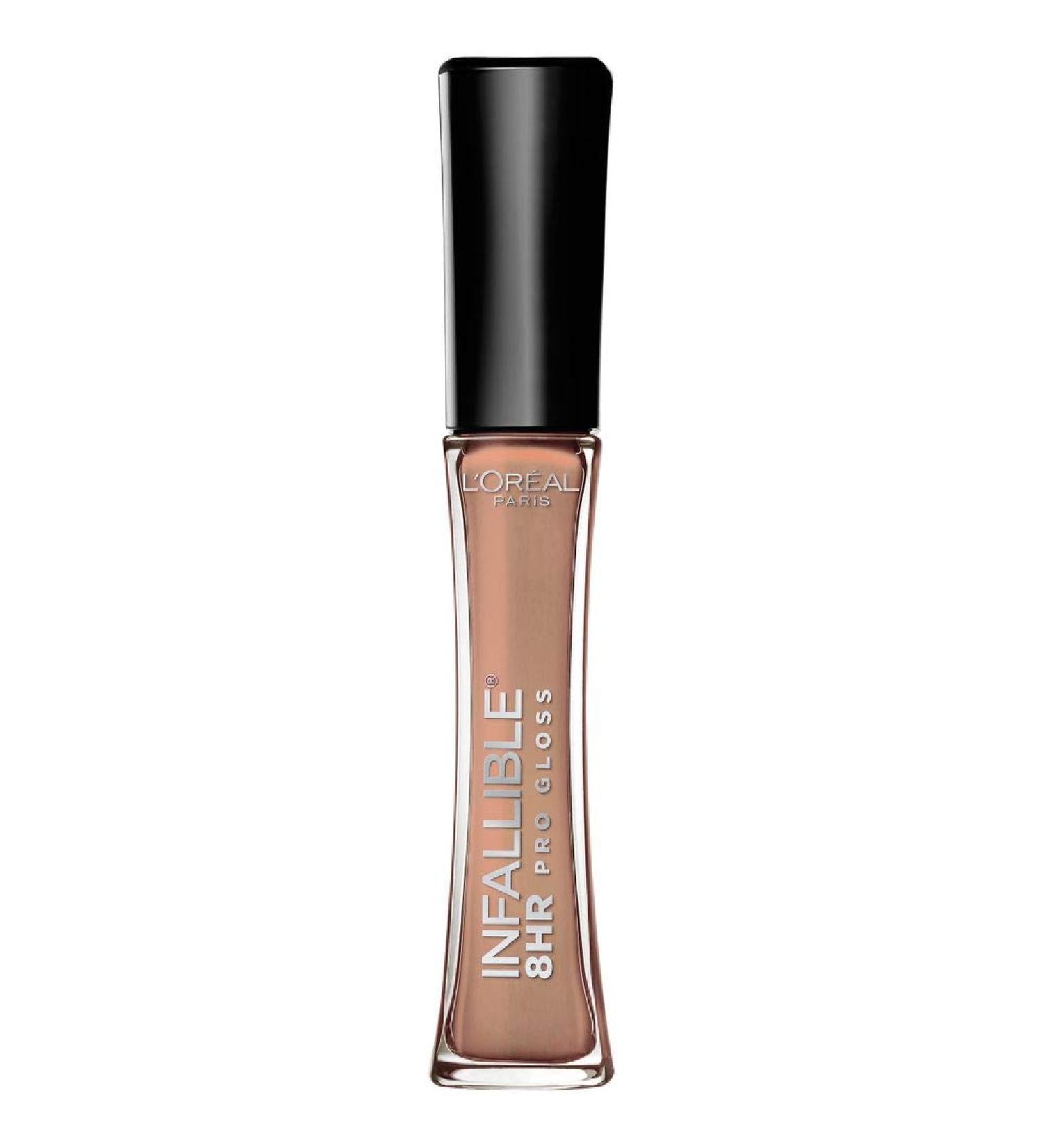 L'Oreal Infallible 8HR Pro Gloss 405 Coral Sands - Long-Lasting Lip Gloss (0.21 fl oz) - Buy Online on SooperMarket.com