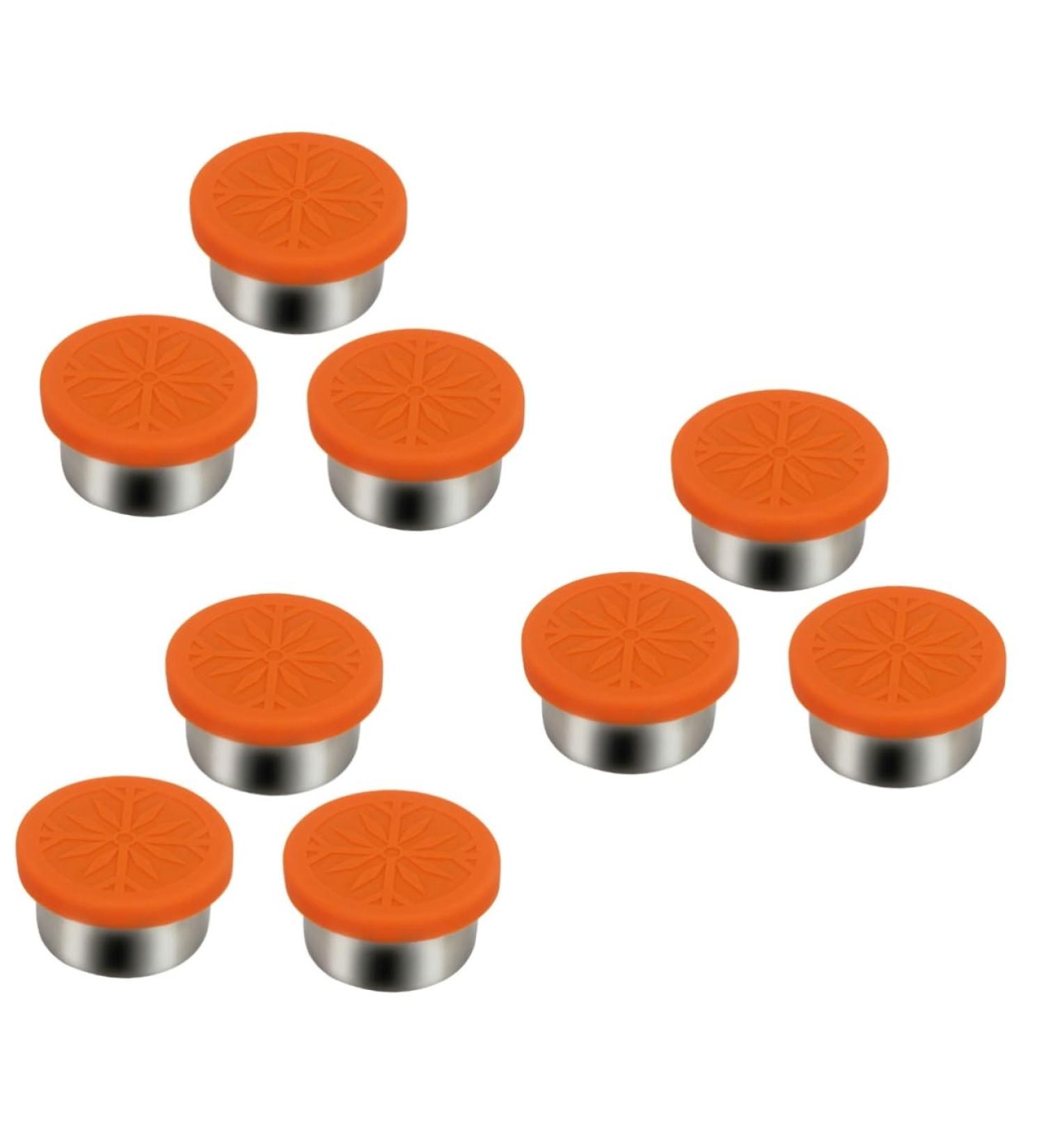 Zerodeko 9 Pcs Seasoning Storage Jar Racks Jar with Lid Metal Jar Kitchen Accessories Crisper Set Dedicated 1 - Buy Online on SooperMarket.com