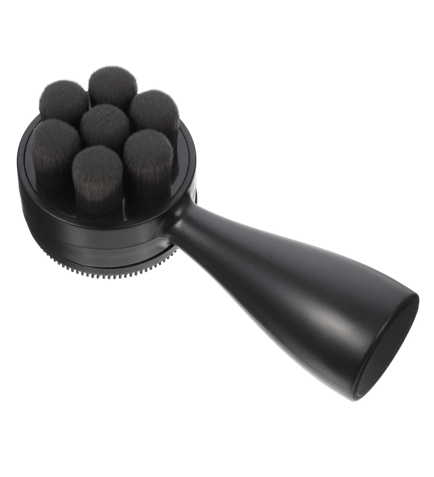 minkissy Manual Face Brush Manual Facial Brush Face Exfoliator Face Brush Black 12.5X5X5CM - Buy Online on SooperMarket.com