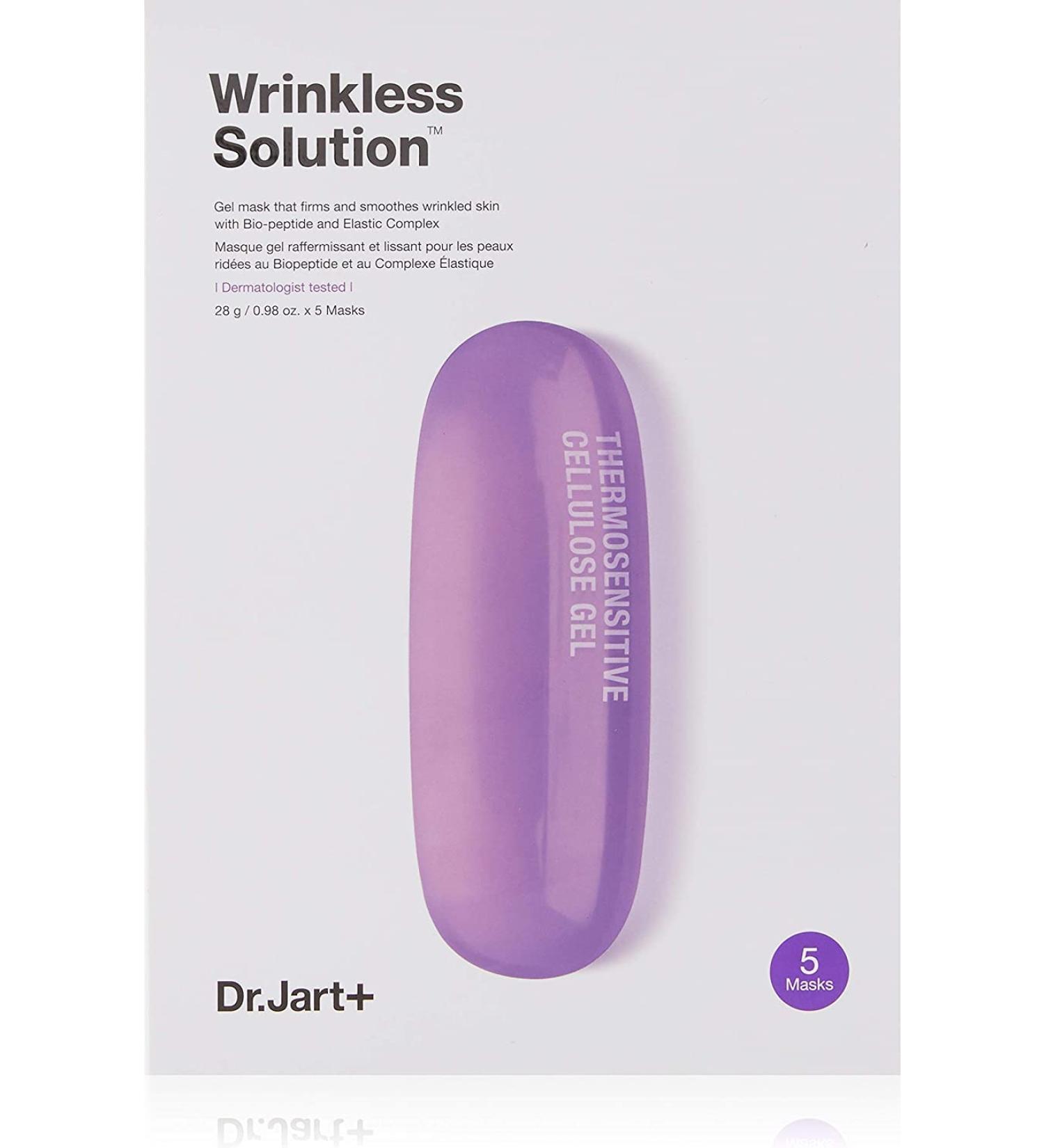 Dr. Jart+ Wrinkless Solution Gel Mask 5 Pack - Targeted Wrinkle Treatment - Buy Online on SooperMarket.com
