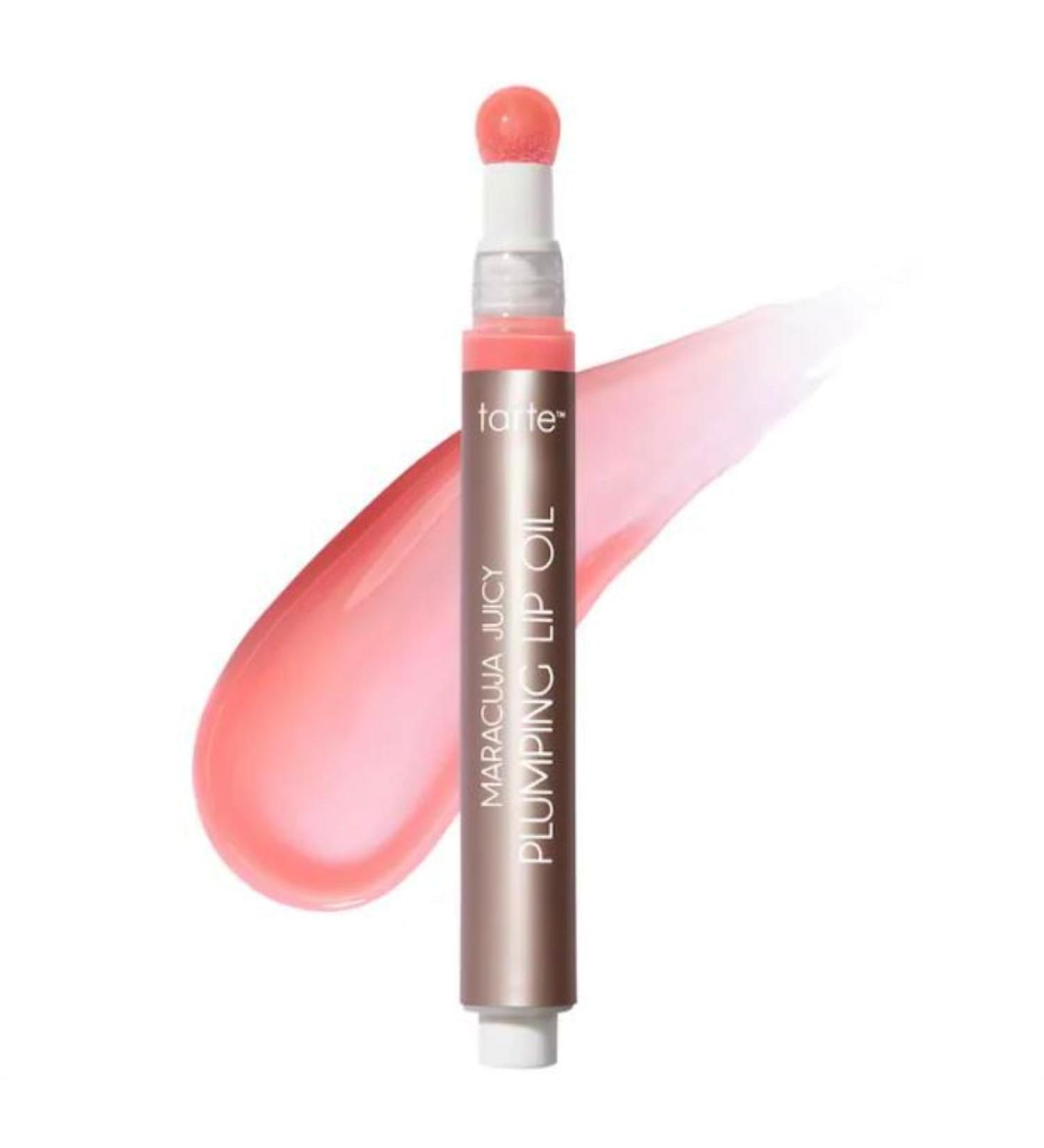 Tarte Maracuja Juicy Plumping Lip Oil - Petal (Soft Pink Luster) - 0.091 fl oz / 2.7 mL