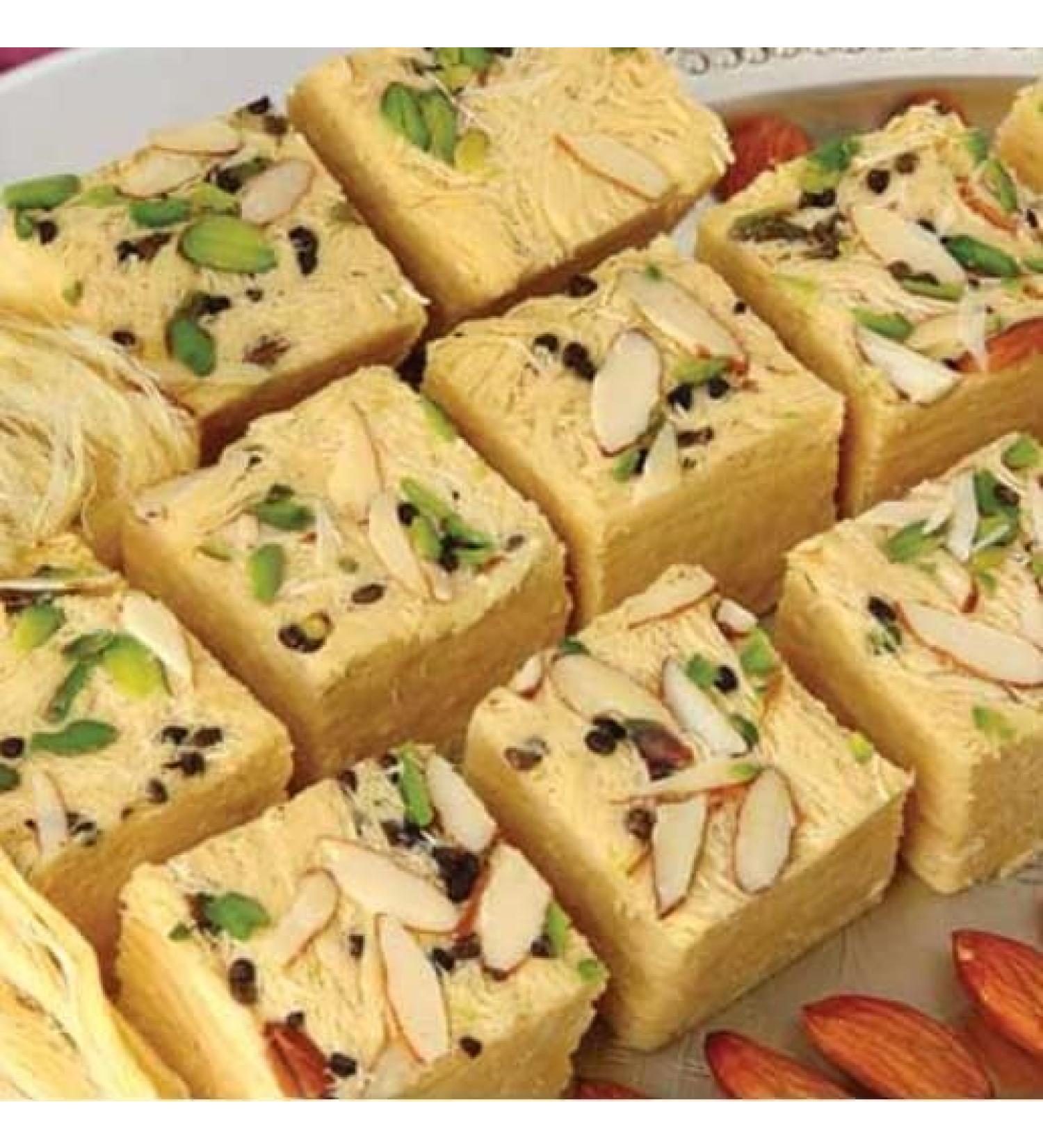 Rakhi Diwali Special (Soan Papdi 300g) Gift Hamper for Brother Sister Delicious Indian Traditional Sweets Best Gift For All Occasions Tasty Treat For Family & Friends Sold By Kidzbuzz - Buy Online on SooperMarket.com