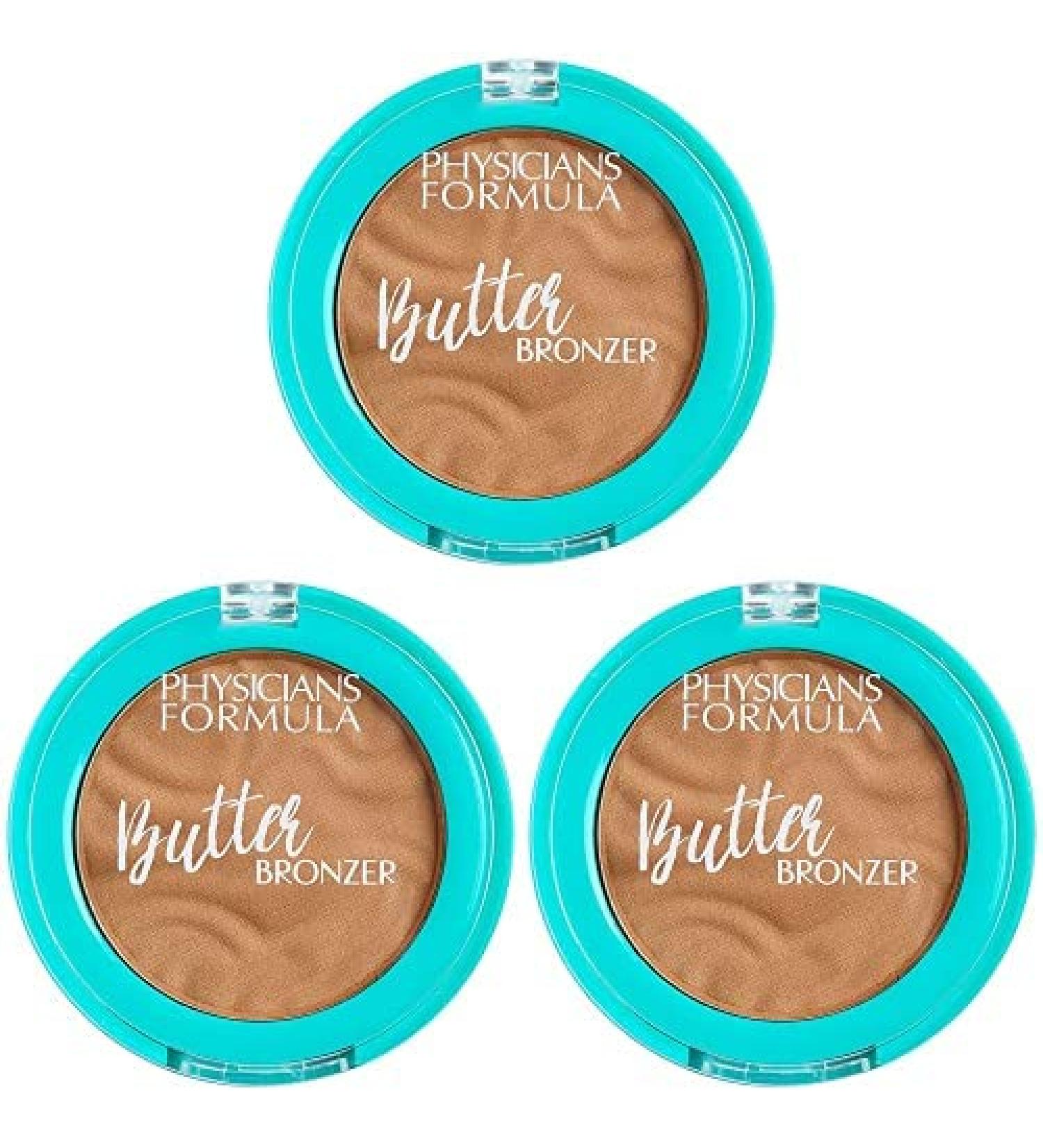 Physicians Formula Mini Murumuru Butter Bronzer Cream Shimmer Face Makeup - Pack of 3 | Dermatologist Tested, Clean Beauty, Vegan & Cruelty-Free - Buy Online on SooperMarket.com